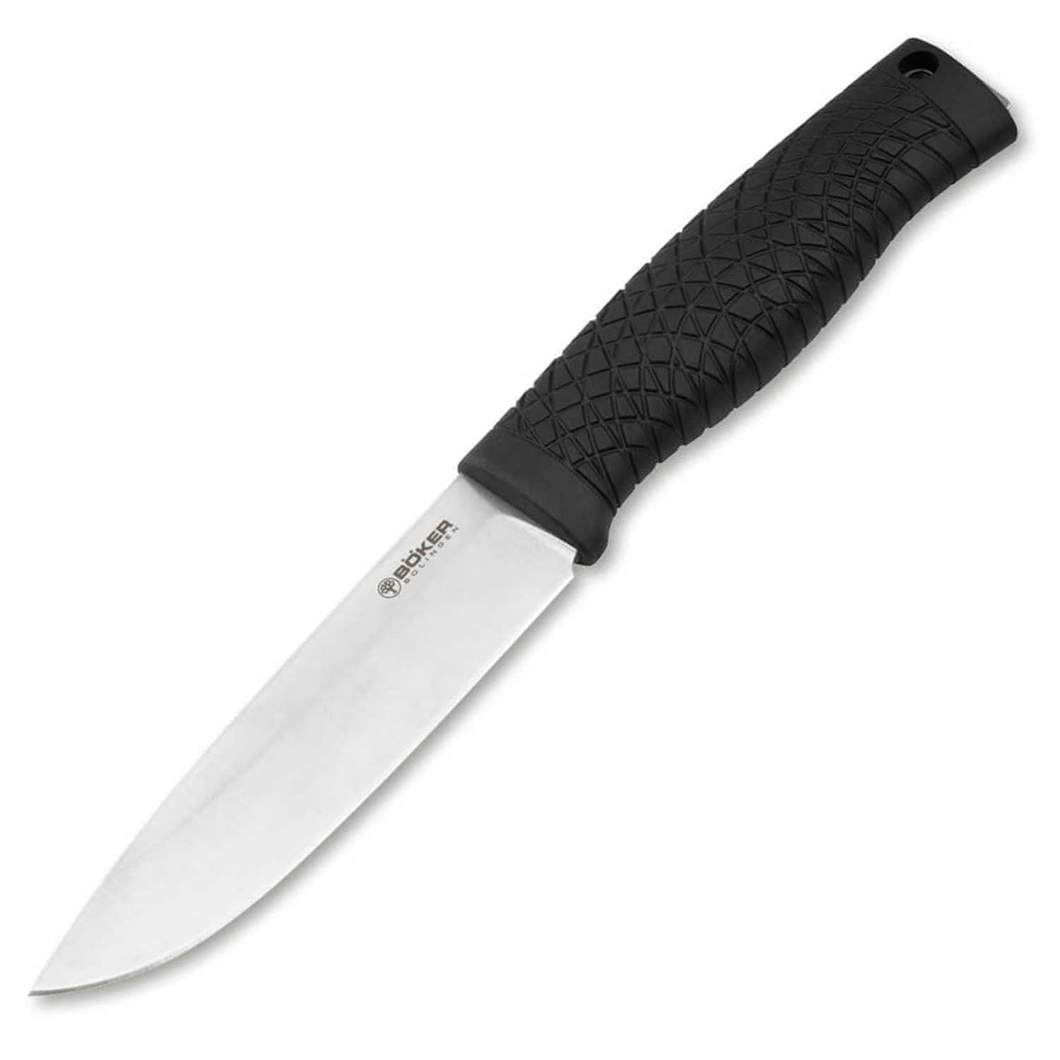 Böker Bronco - Outdoormesser mit Köcherscheide aus Leder in 2 Varianten – Detailansicht