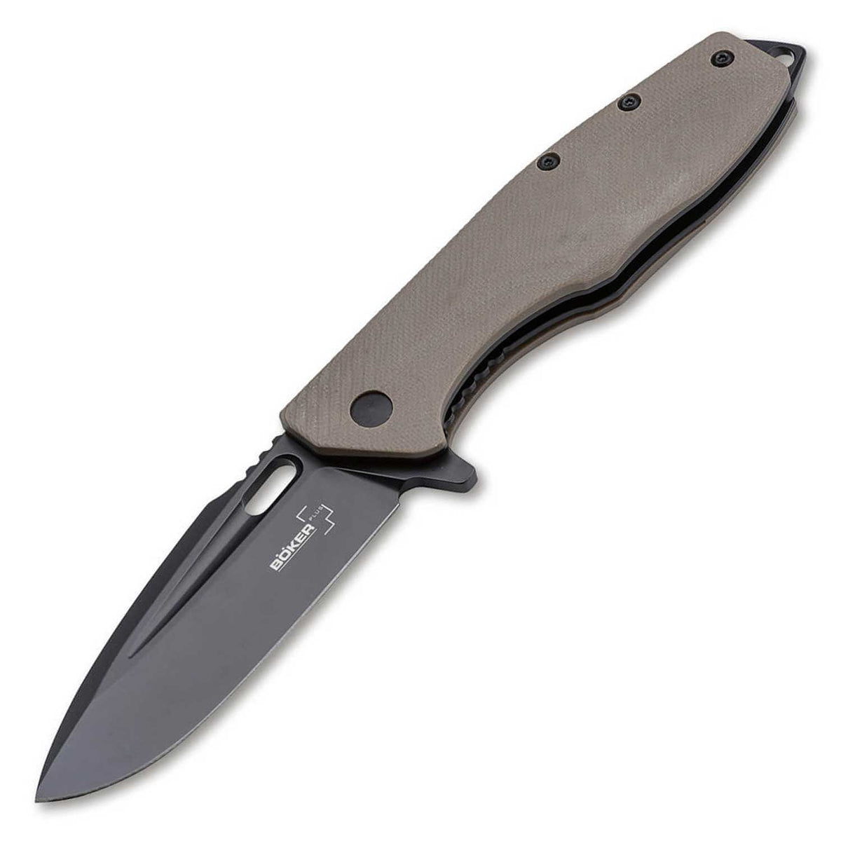 Böker Plus Caracal Folder Tactical – Einsatzmesser mit D2-Klinge und Clip – Detailansicht