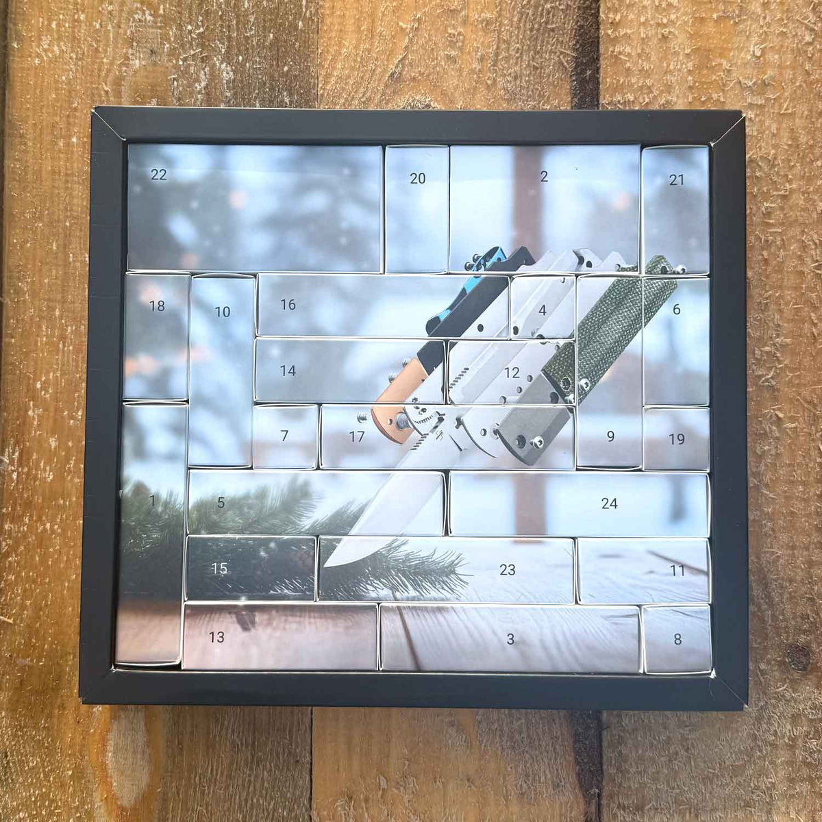 Böker Plus Adventskalender 2025 Cataclyst – Limitierter Taschenmesser-Bausatz – Detailansicht