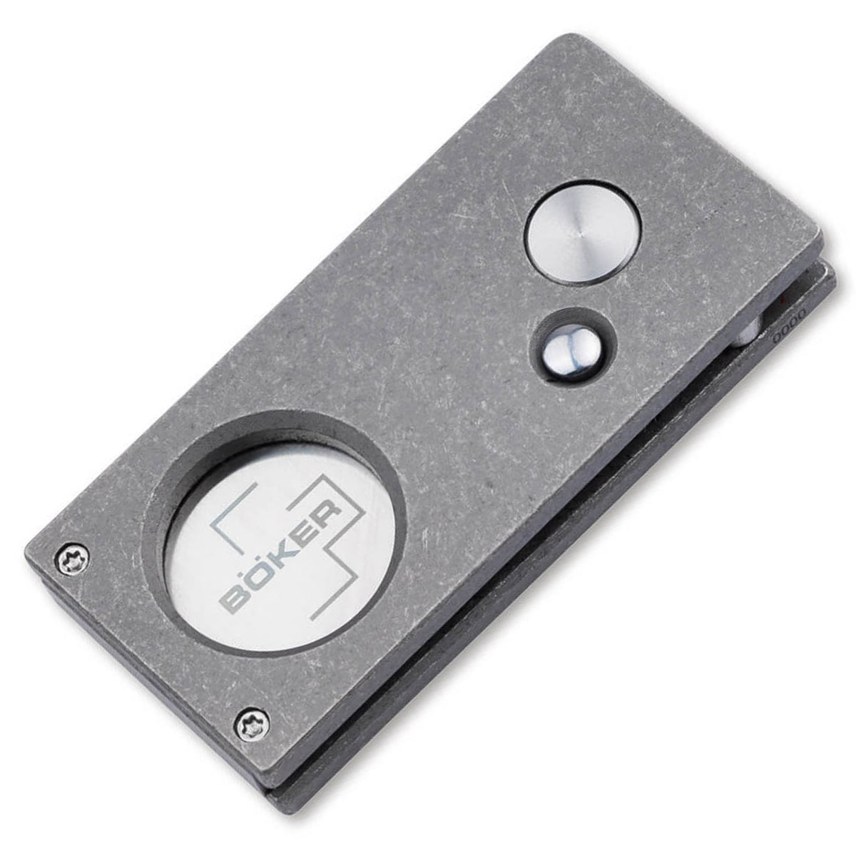 Böker Plus Cigar Cutter - Zigarrenschneider aus Titan mit Edelstahlklinge – Detailansicht
