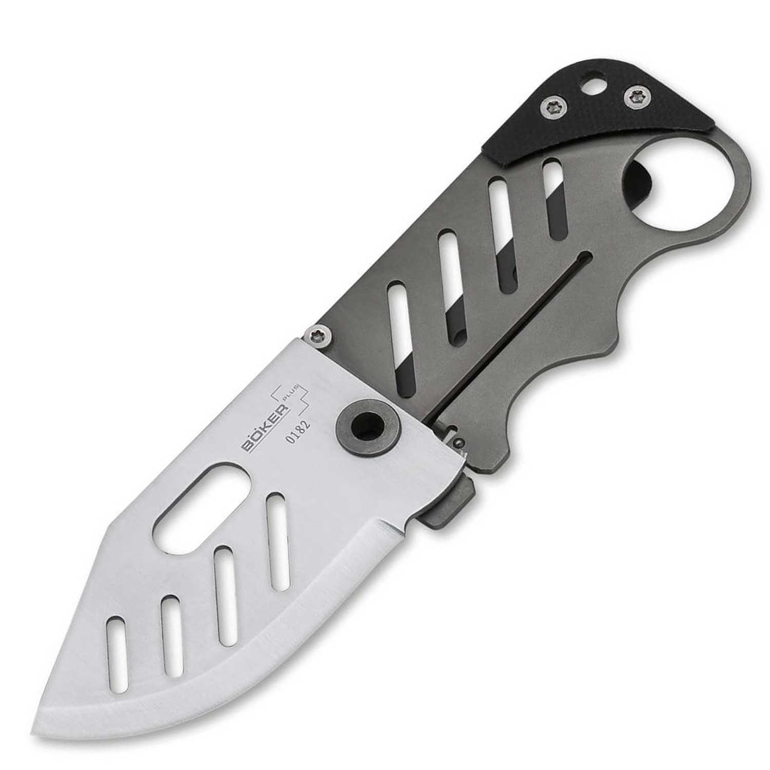 Böker Plus Credit Card Knife - Taschenmesser im Kreditkartenformat mit Clip