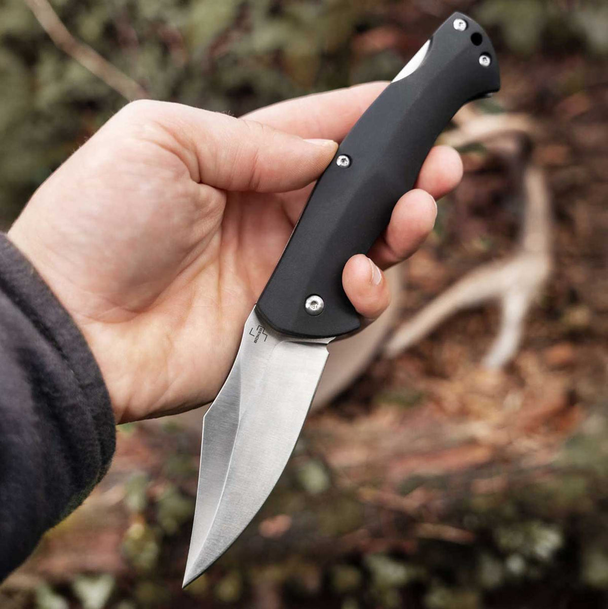 Böker Plus Echidna – Taschenmesser mit D2-Klinge & Backlock inkl. Nylonetui