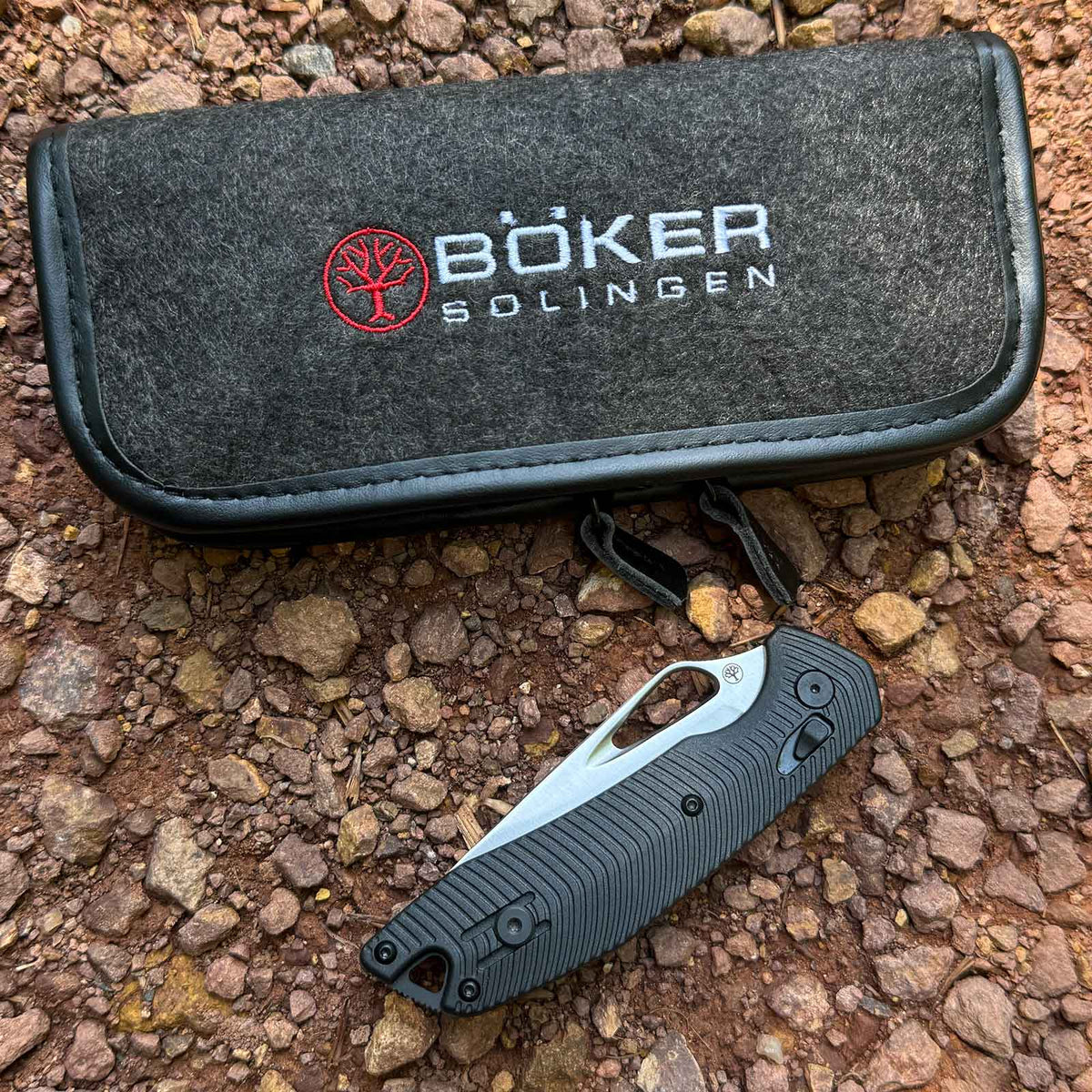 Böker EDK – Taschenmesser – Lieferumfang etui holster