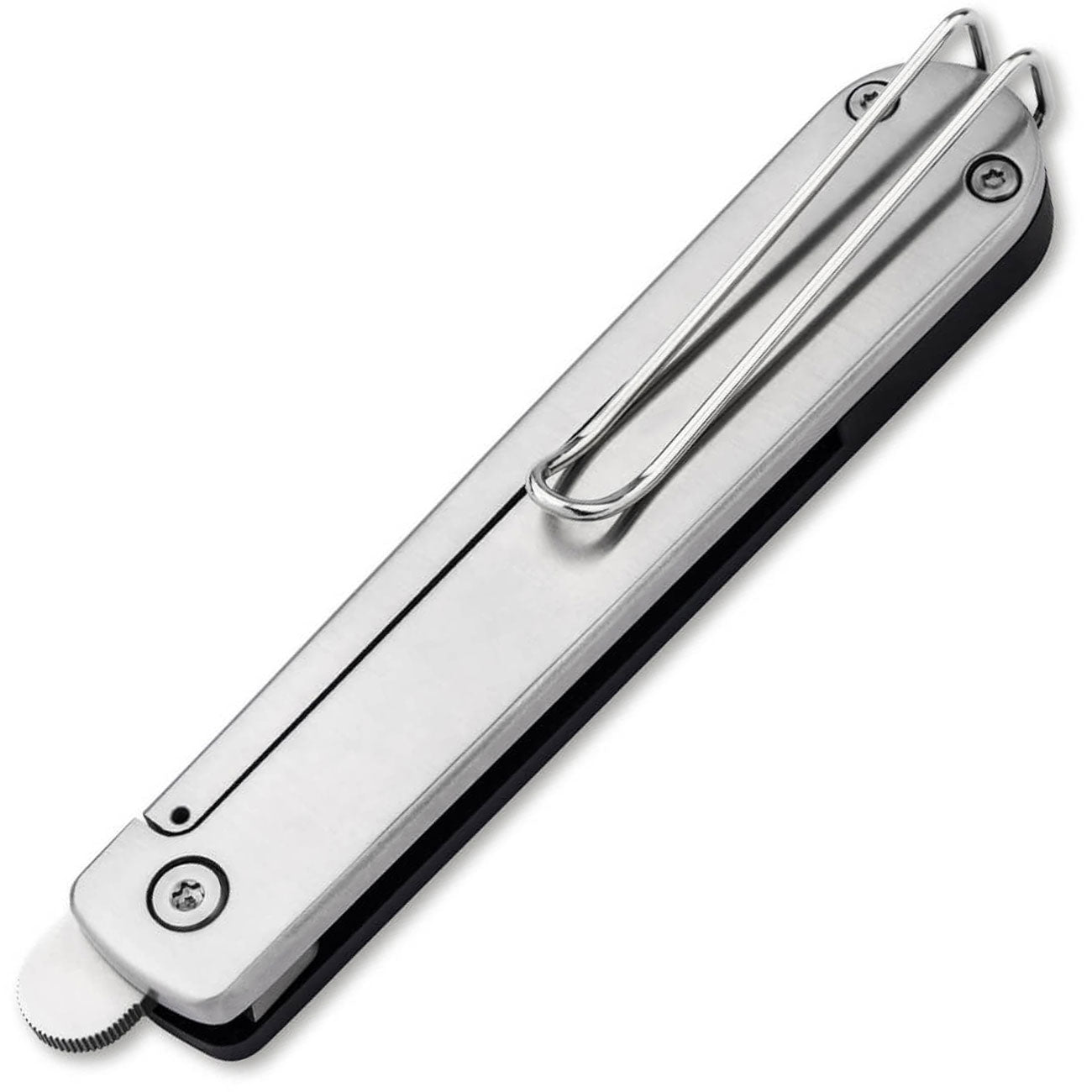 Böker Plus Friday Gentleman Taschenmesser mit Tip Up Clip und Nylonholster – Detailansicht