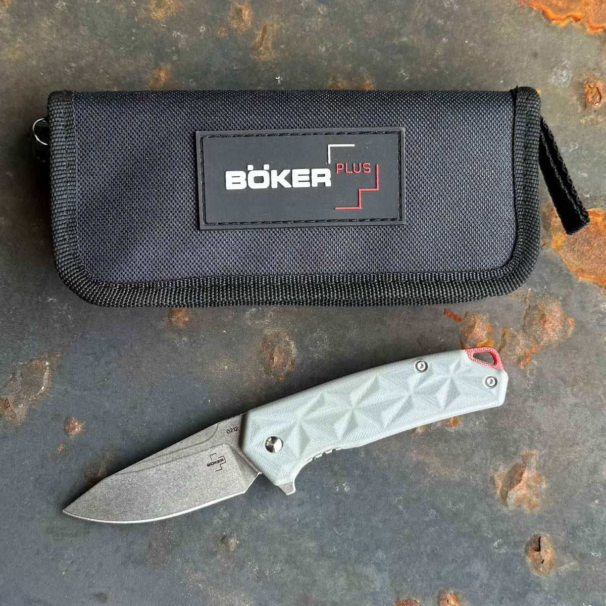 Böker Plus Gemtek – kompaktes EDC-Taschenmesser – Lieferumfang etui huelle