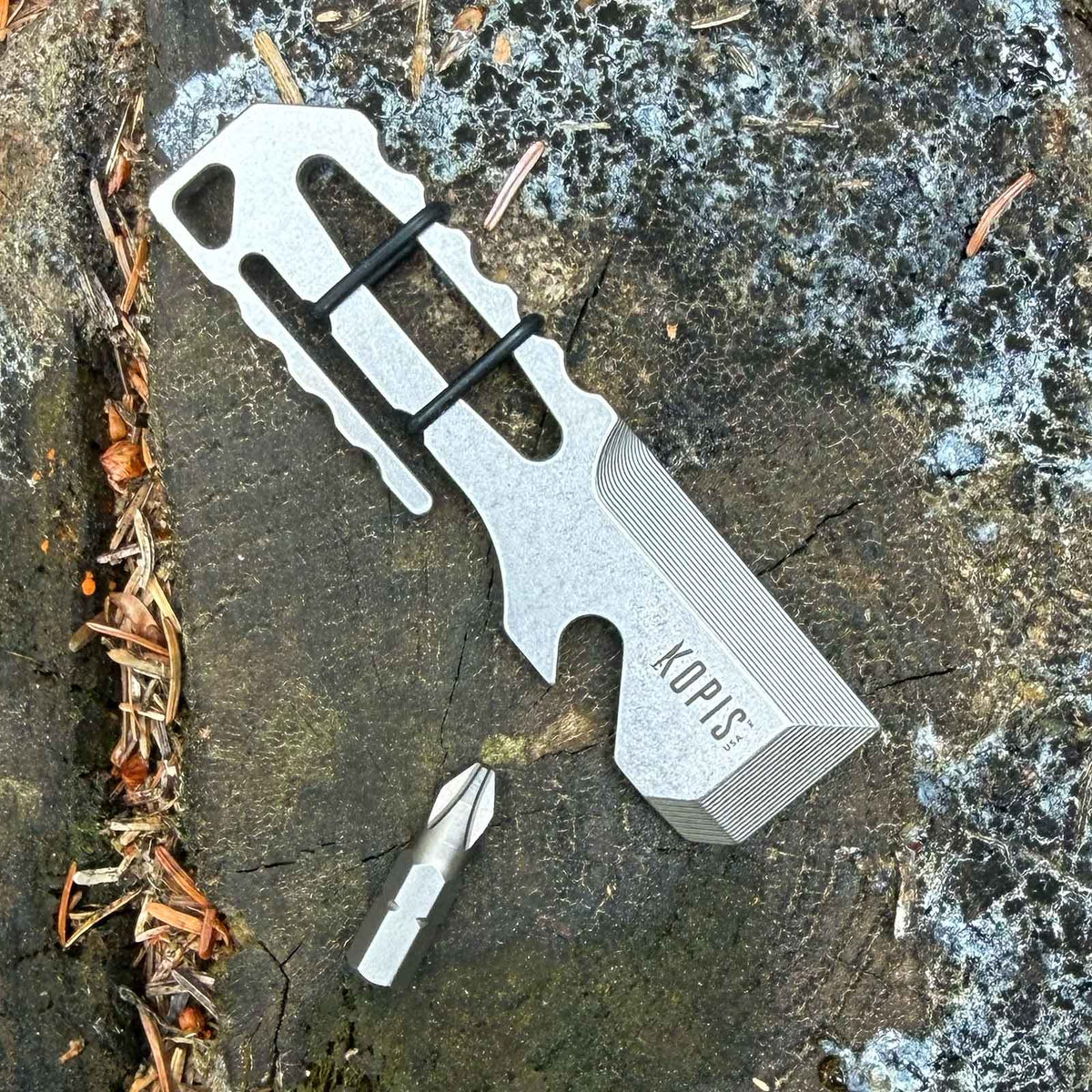 Böker Plus Grift Tool – Prybar/EDC Multitool mit Bit-Aufnahme und Flaschenöffner – Grift tool prybar edc