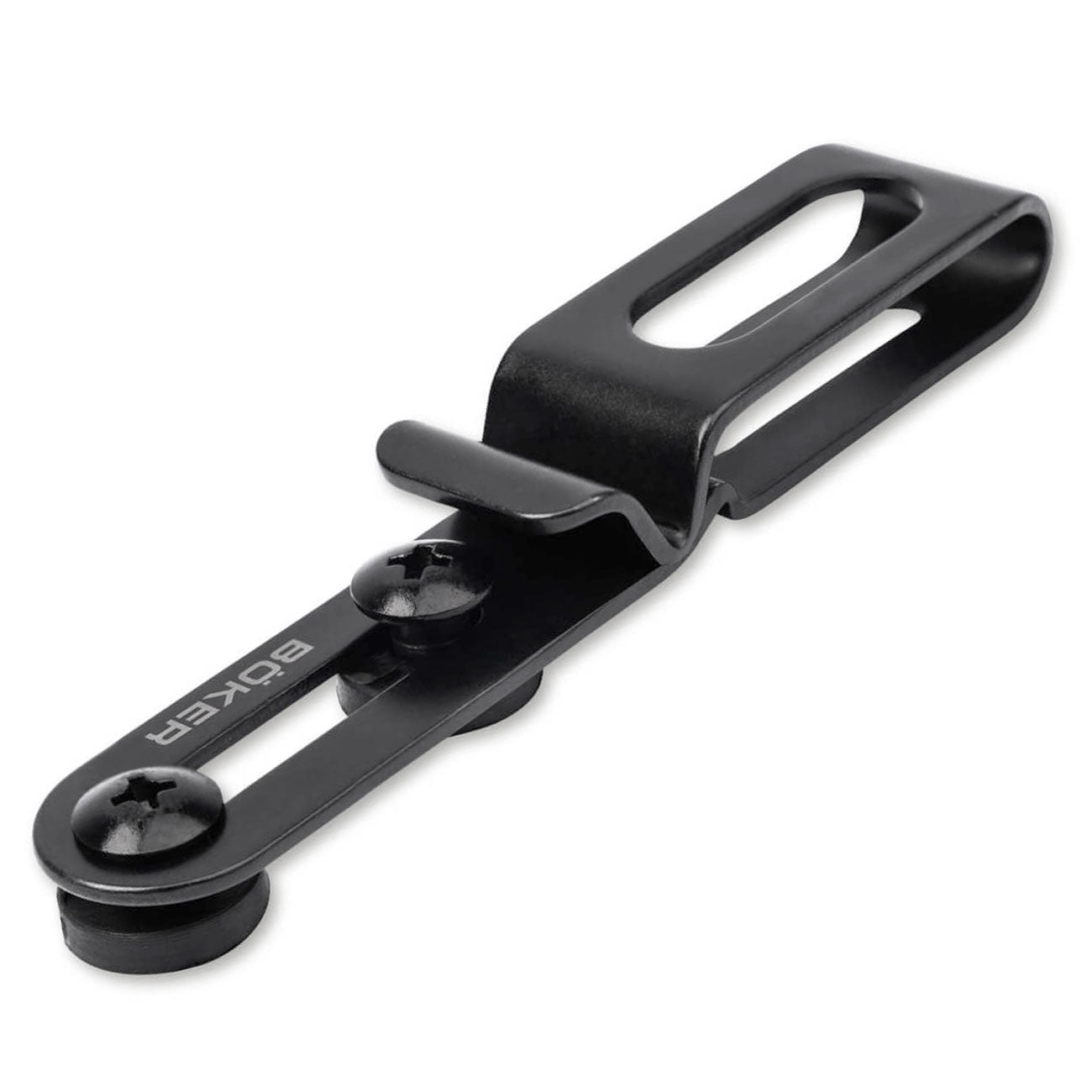 Böker Edelstahl Gürtelclip - Tragesystem für Kydexscheiden mit Schraubensatz – Detailansicht
