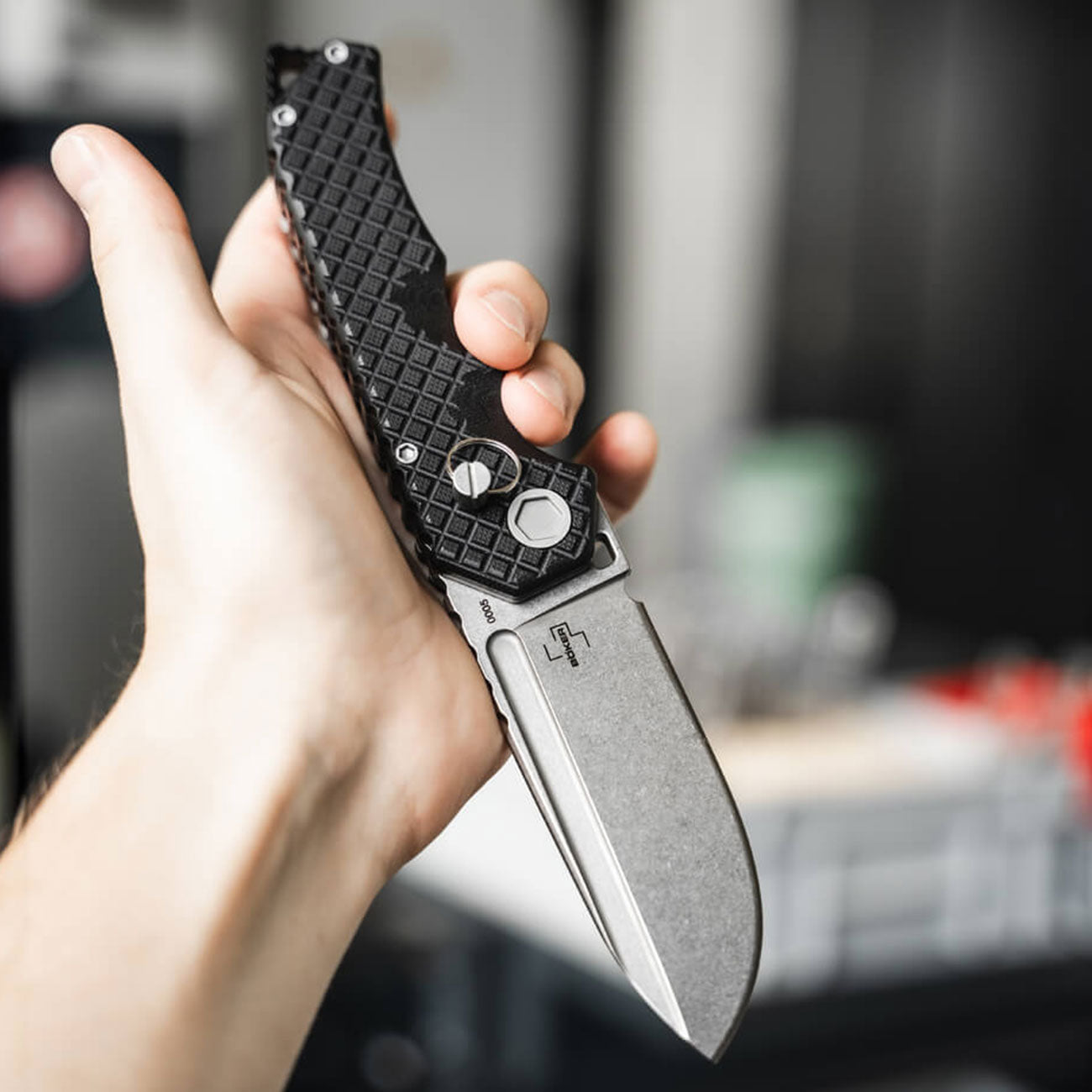 Böker Plus Hermod Folder Taschenmesser mit TipUp Clip – Detailansicht