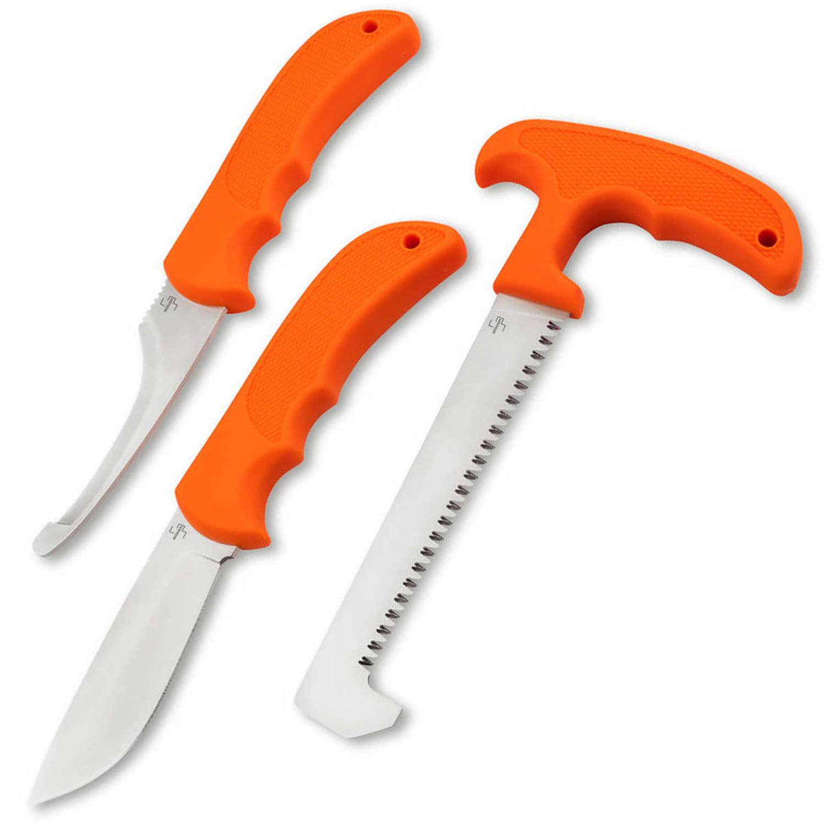 Böker Plus HL Game Processing Set – 3-teiliges Jagd-Aufbrechmesser-Set mit Etui – Detailansicht