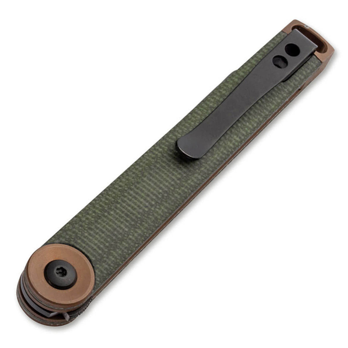 Böker Plus Kaizen Taschenmesser Green Canvas Micarta – Detailansicht
