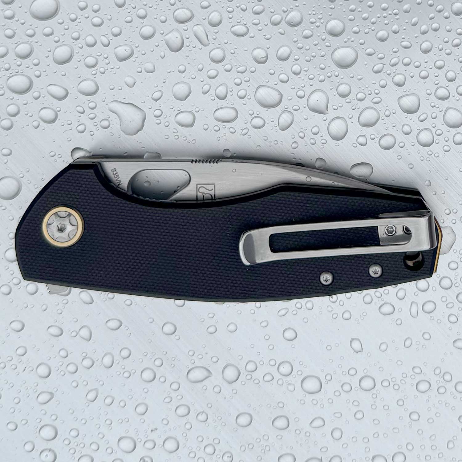 Böker Plus Little Friend Black Taschenmesser - Rückseite mit Clip