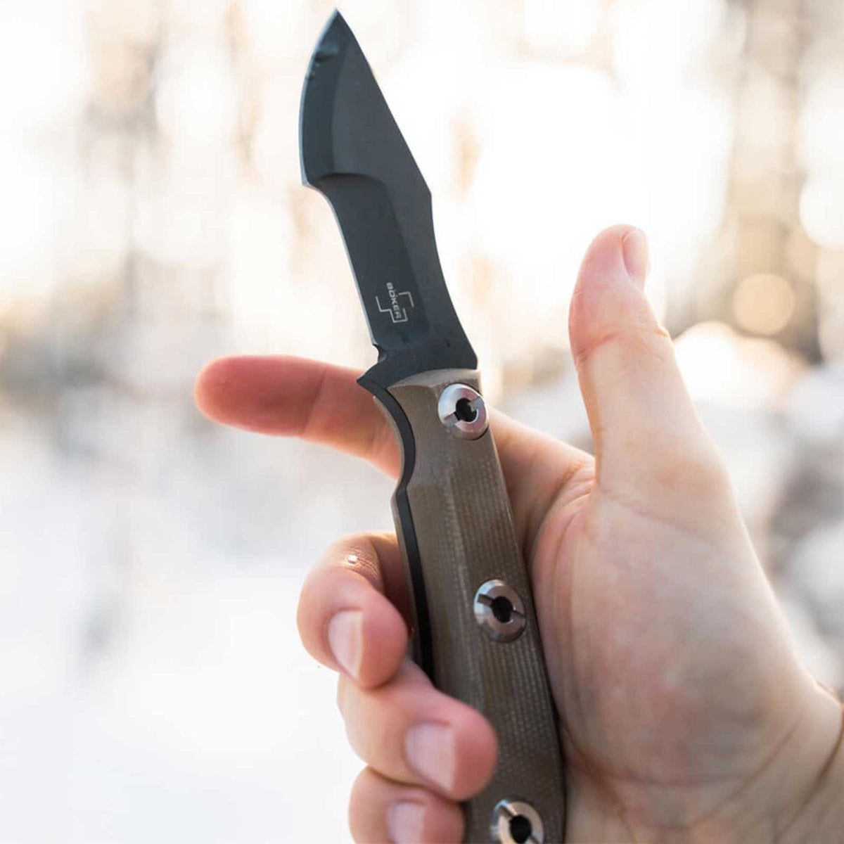 Böker Micro Tracker 2.0 Outdoormesser – Messeransicht
