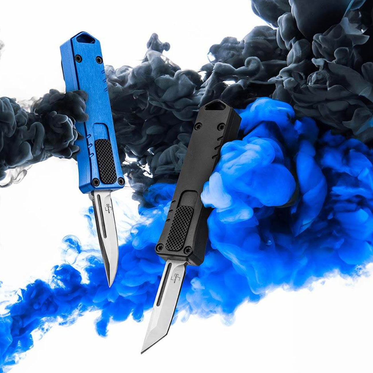 Böker Plus Micro USB OTF Tanto Taschenmesser schwarz – Detailansicht