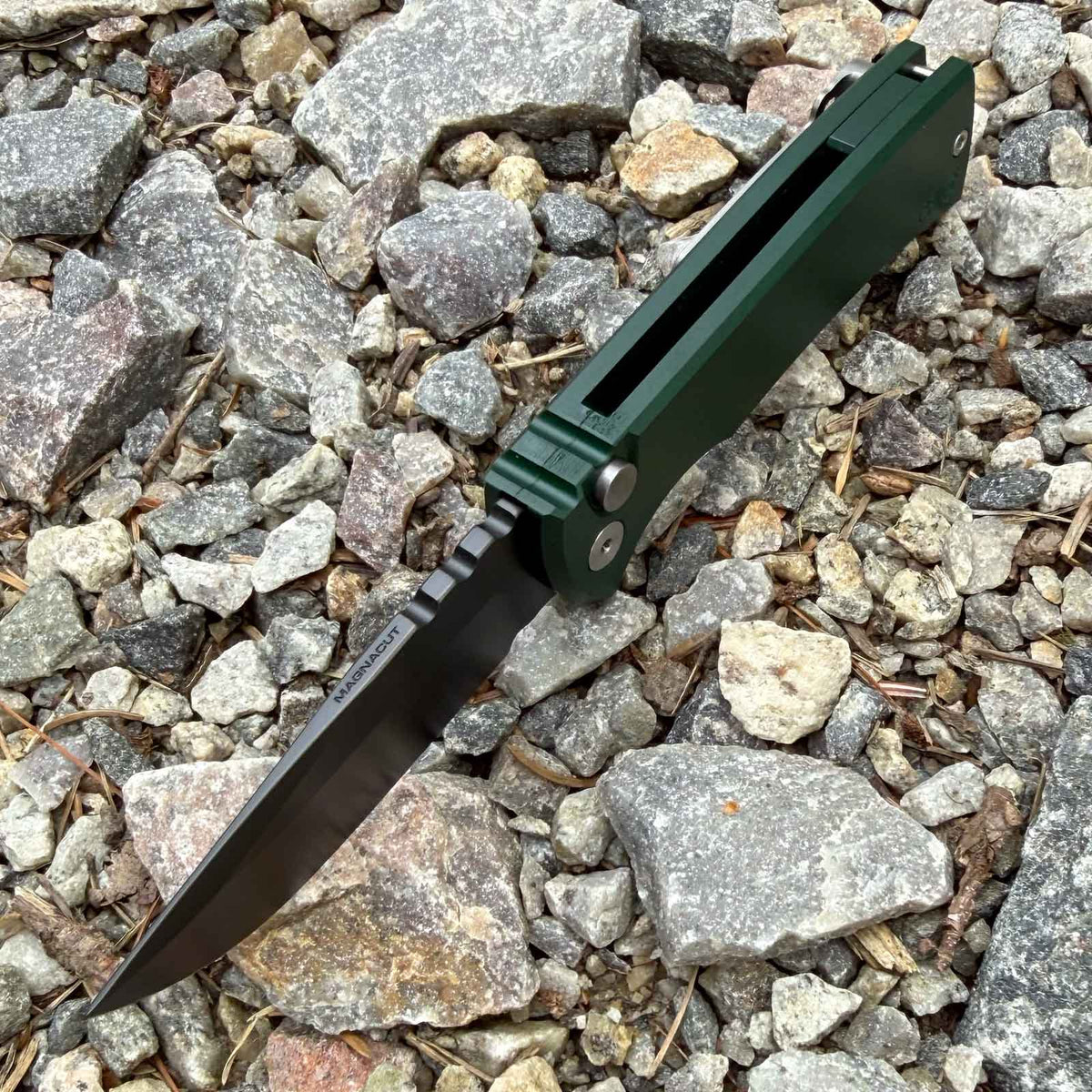 Böker Mini Redencion 42a OD Green – Taschenmesser mit MagnaCut-Klinge