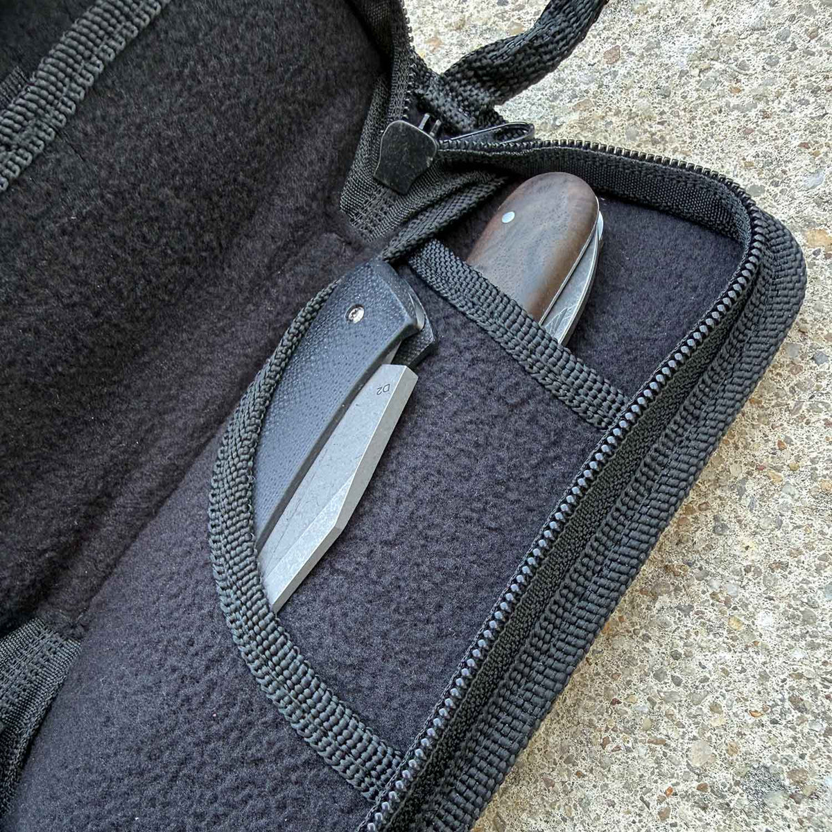 Böker Plus Nylon-Etui – Organizer für Taschenmesser mit Innenfächern – Detailansicht
