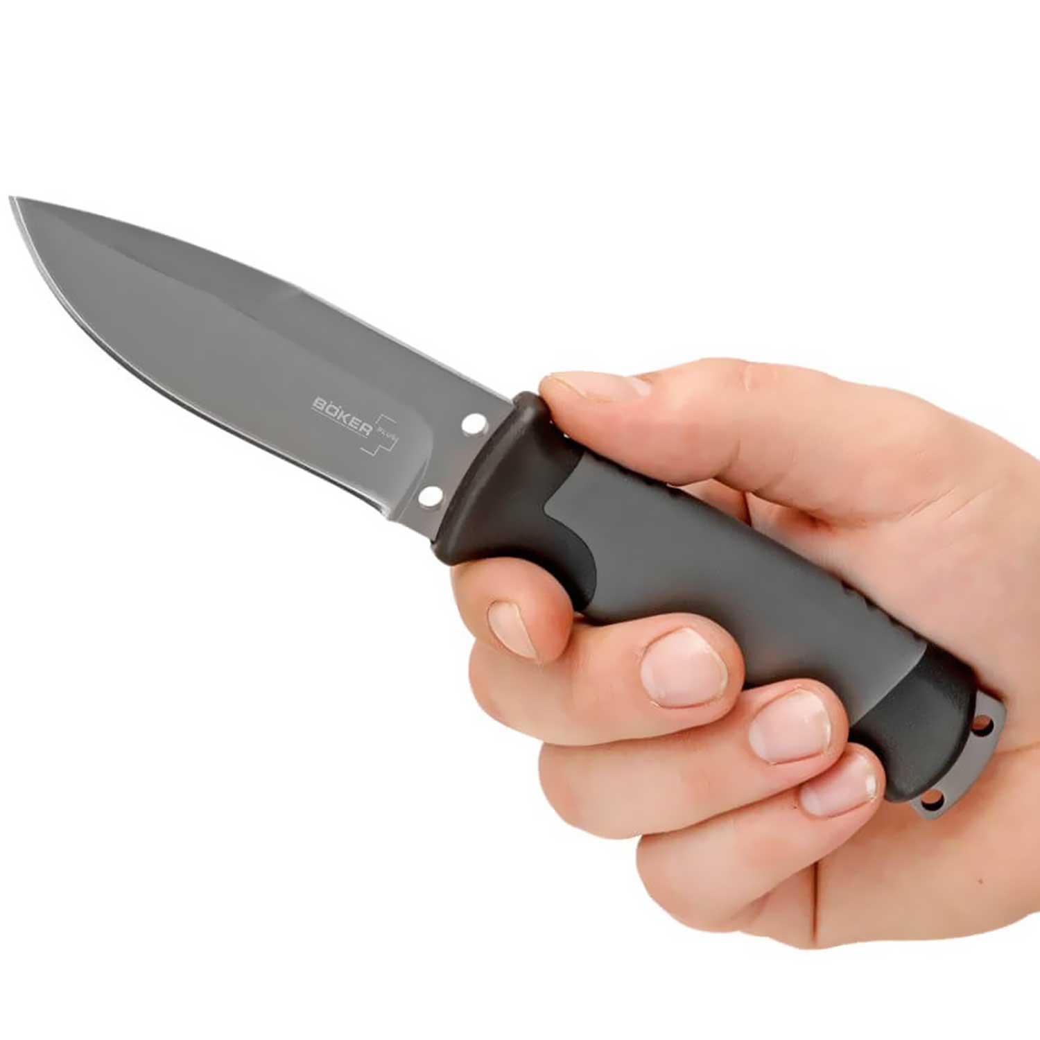 Böker Plus Outdoorsman – Titanbeschichtetes Outdoormesser mit Cordurascheide