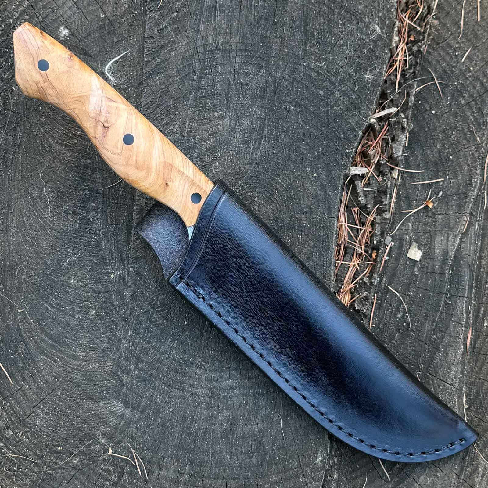Böker Overnighter Outdoor Messer mit Lederetui