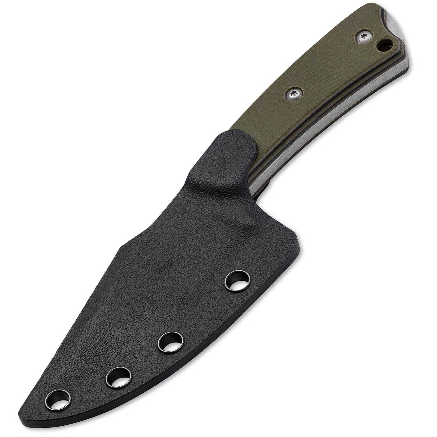 Böker Plus Piranha – Kompaktes Outdoormesser mit Kydexscheide – Detailansicht