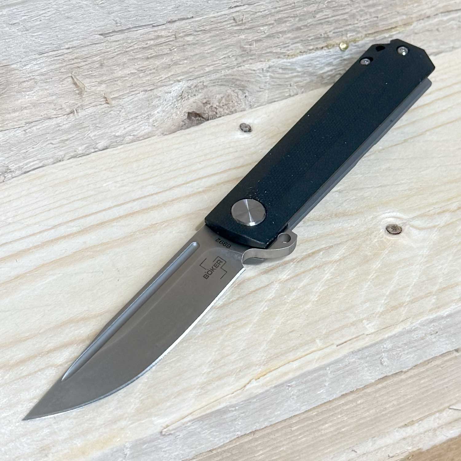 Böker Plus Cataclyst Flipjoint Taschenmesser, 42a konform,EDC Klappmesser