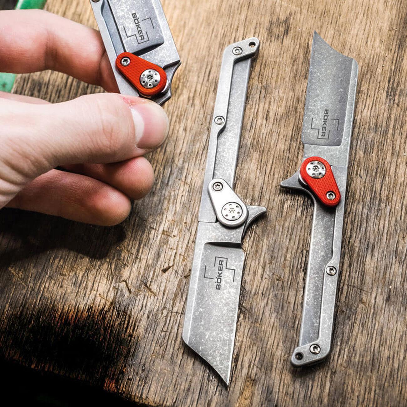 Böker Plus Fragment G10 – ultraleichtes EDC-Taschenmesser mit Sheepfoot-Klinge