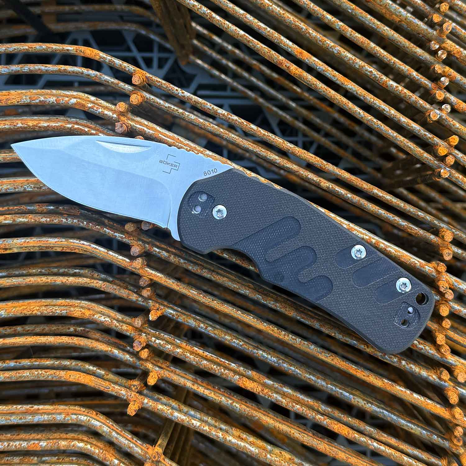 Böker Plus Worldwide – Legales Slipjoint-Messer mit G10 Griff und Gürtelclip