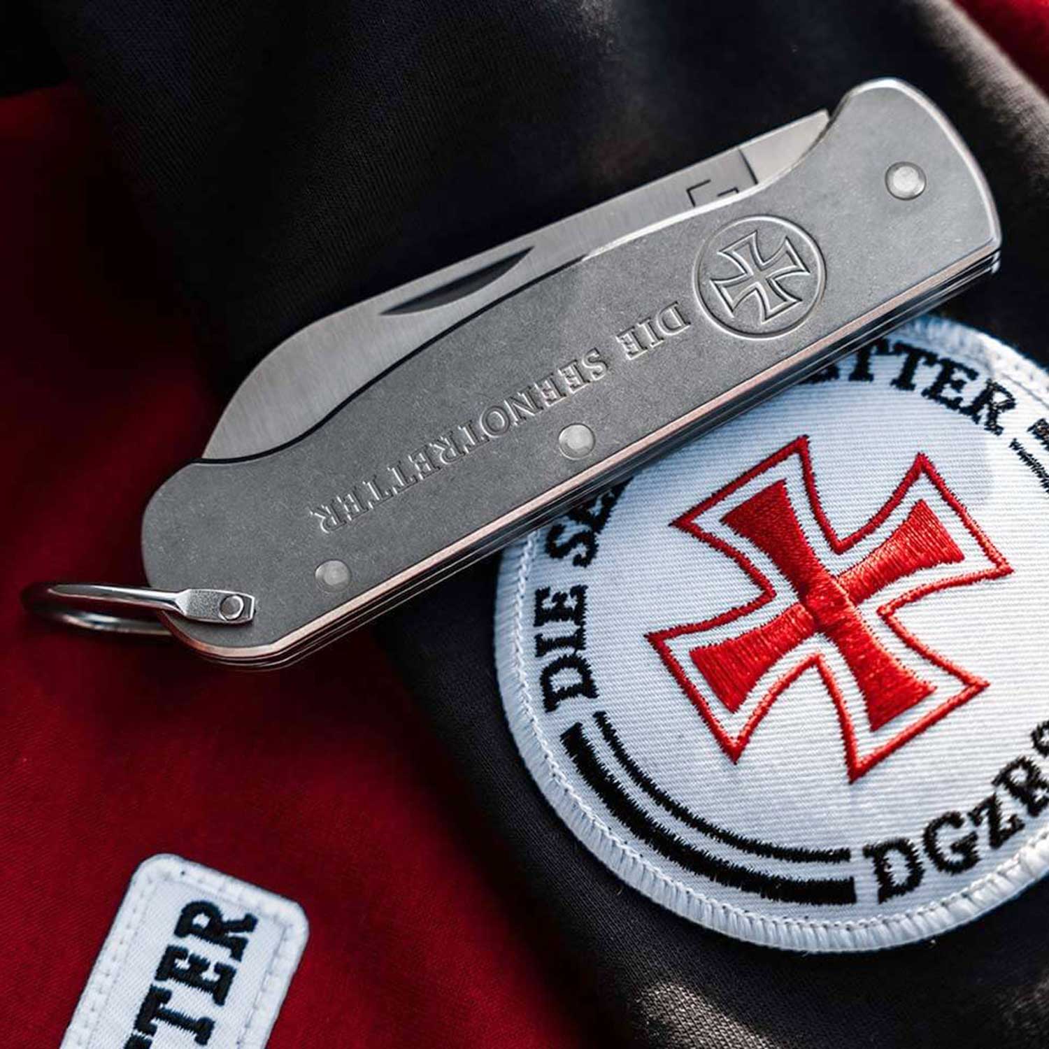 Böker Plus Seenotretter 01 – Taschenmesser mit Marlspieker & Tip-Up Clip – Detailansicht