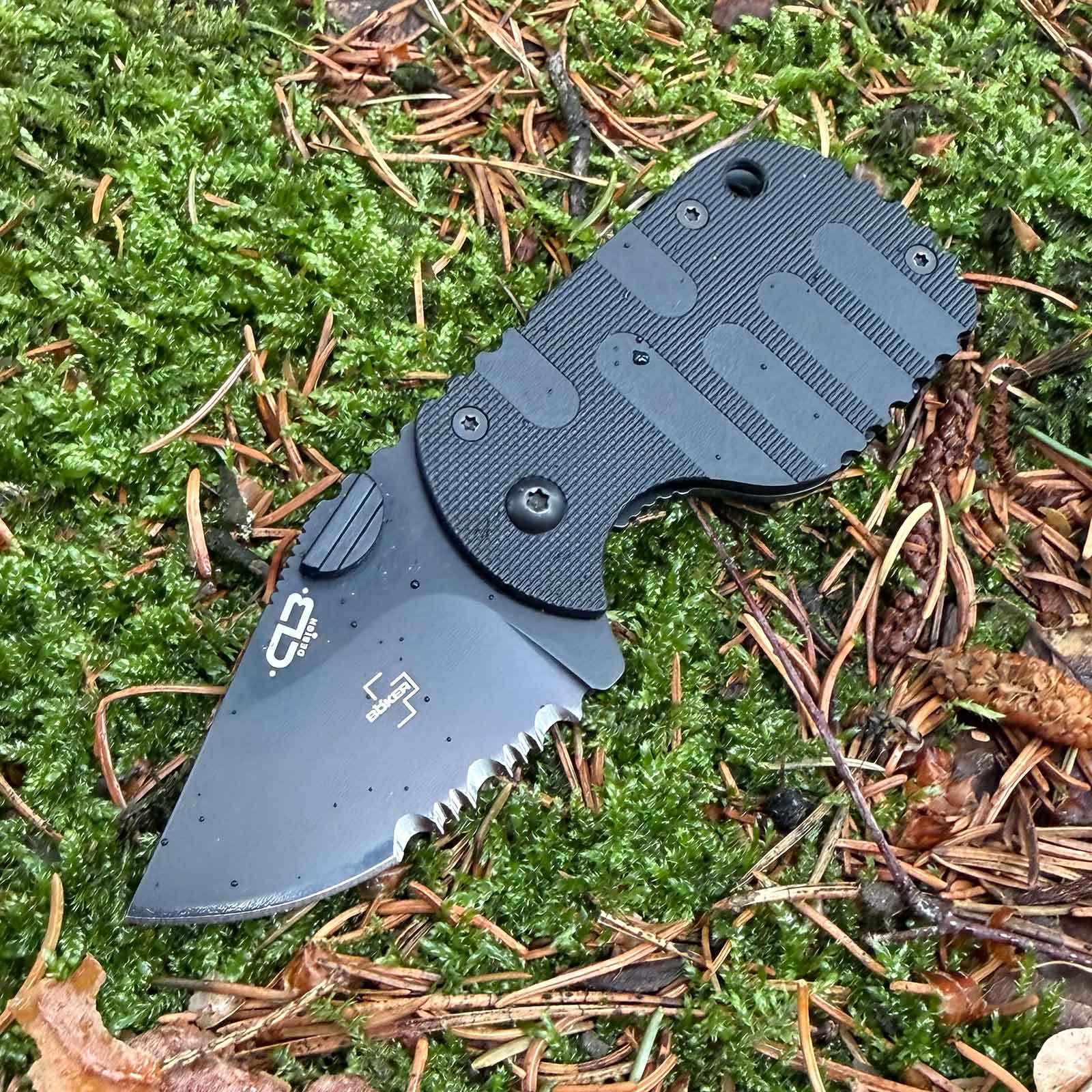 Böker Plus Subcom 2.0 All Black – Im Alltag besonders kompakt in schwarz