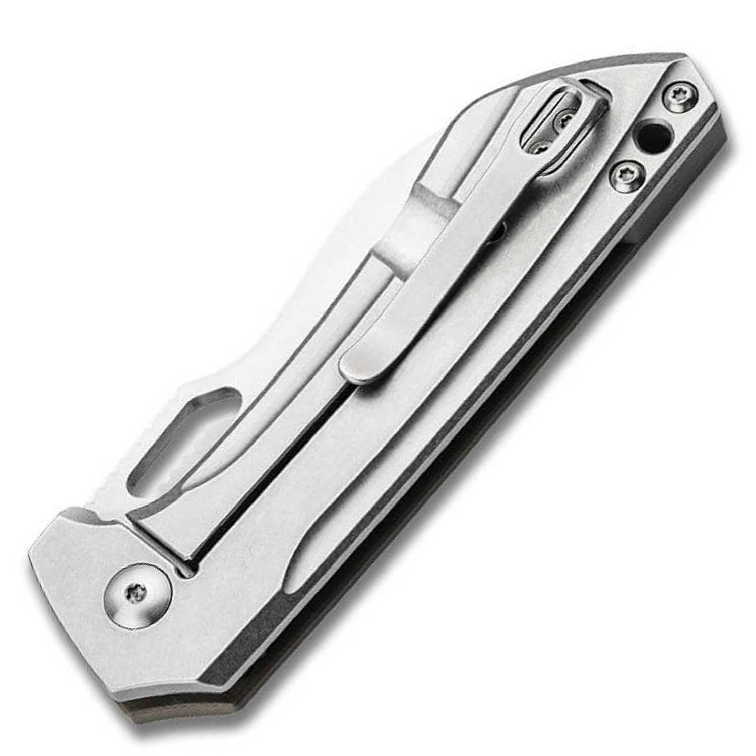 Böker Plus Swoopy – Edles EDC Messer mit Nitro-V Klinge, G10 Griff & Tip-Up Clip – Detailansicht