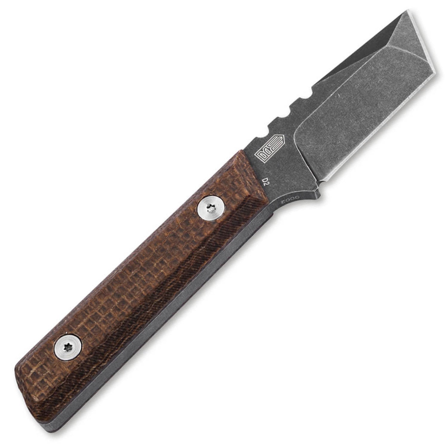 Böker Plus Thicker Clipper - EDC Messer mit feststehender Tanto Klinge und Kydexscheide – Detailansicht