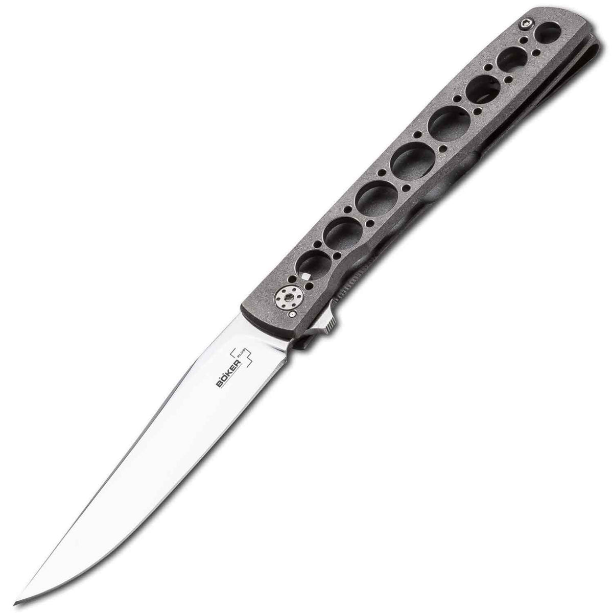 Böker Plus Urban Trapper – Ultraleichtes Titan-Taschenmesser mit Tip-Up-Clip