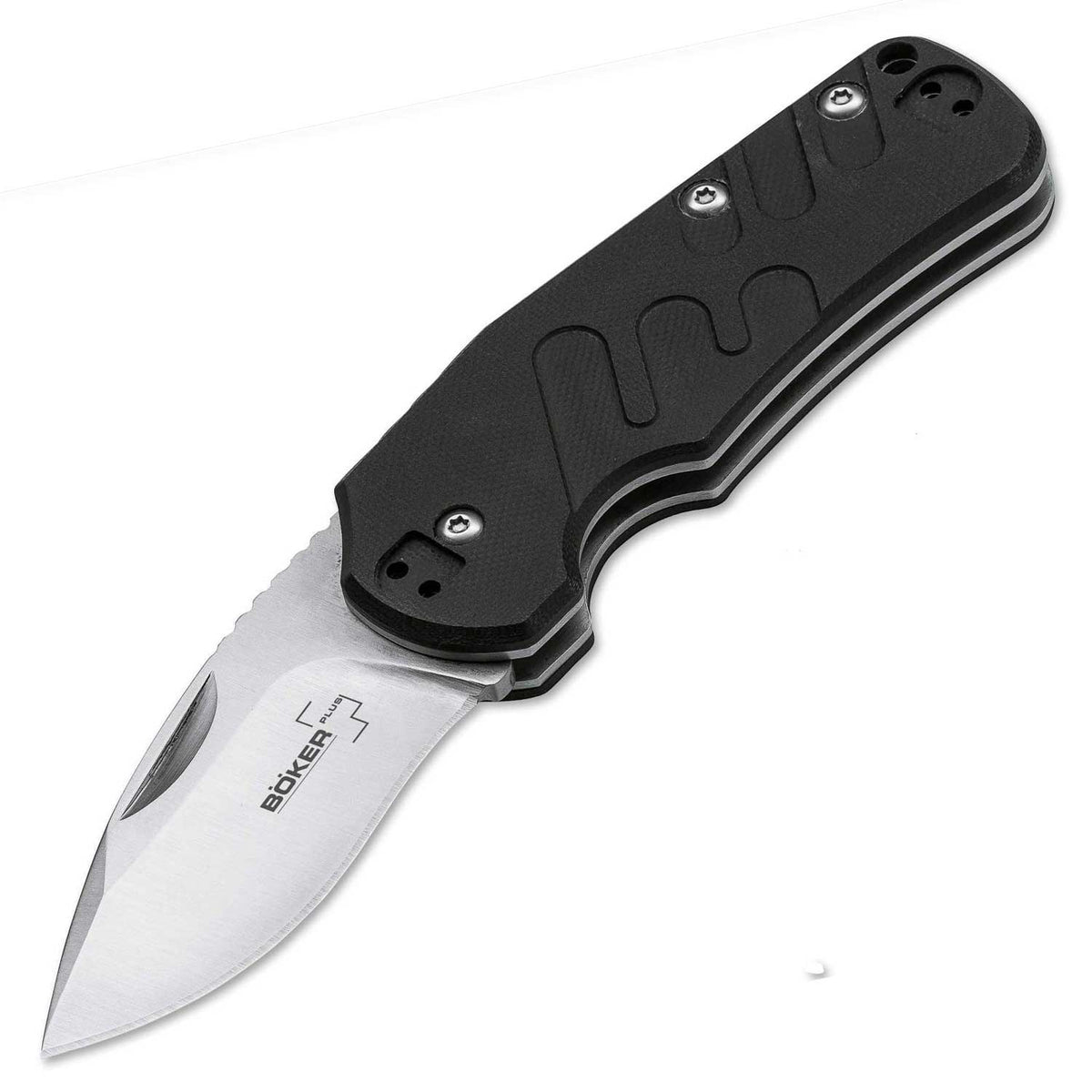 Böker Plus Worldwide – Legales Slipjoint-Messer mit G10 Griff und Gürtelclip – Detailansicht