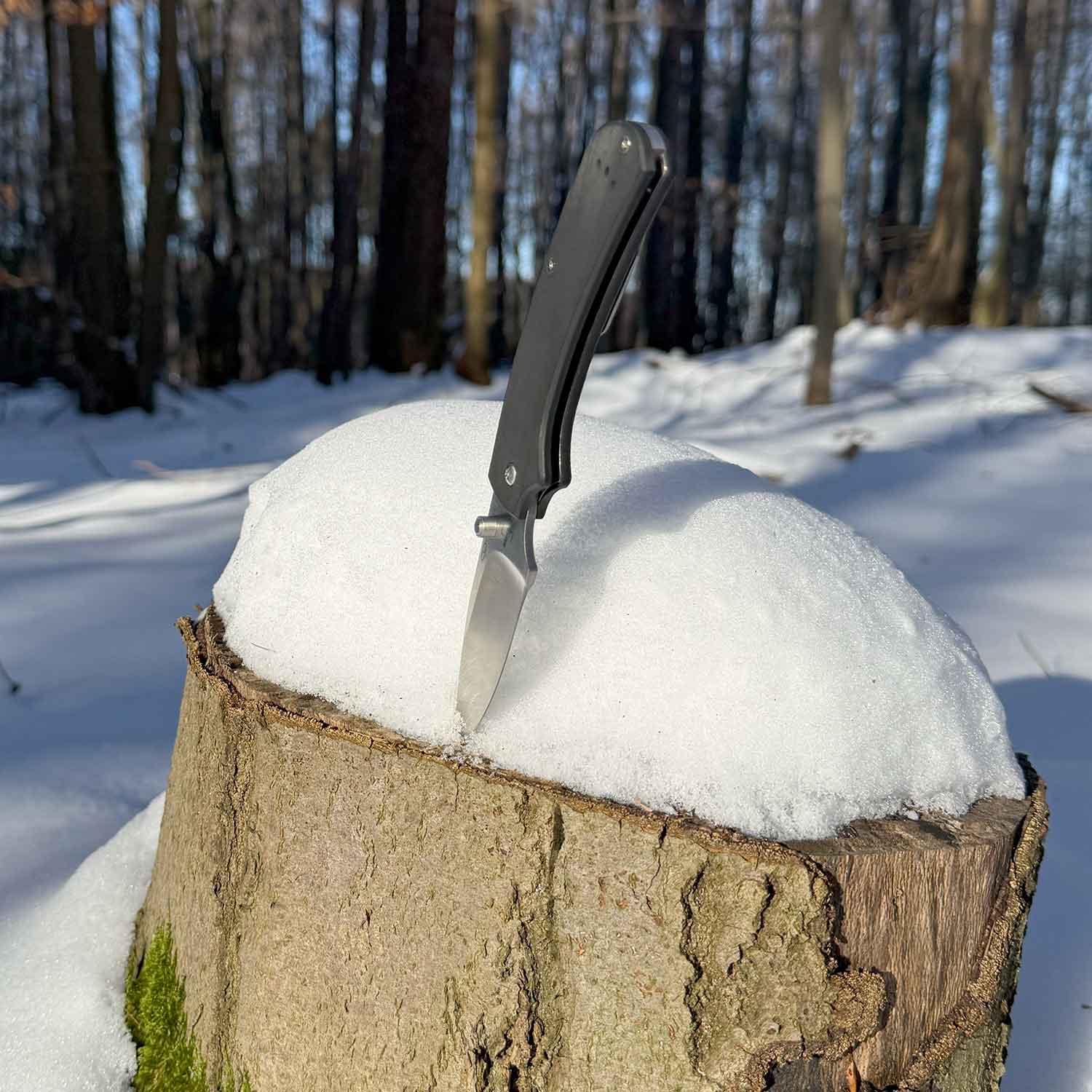 Böker Plus XS Drop – Kompaktes Slipjoint Taschenmesser mit Droppoint-Klinge – Detailansicht