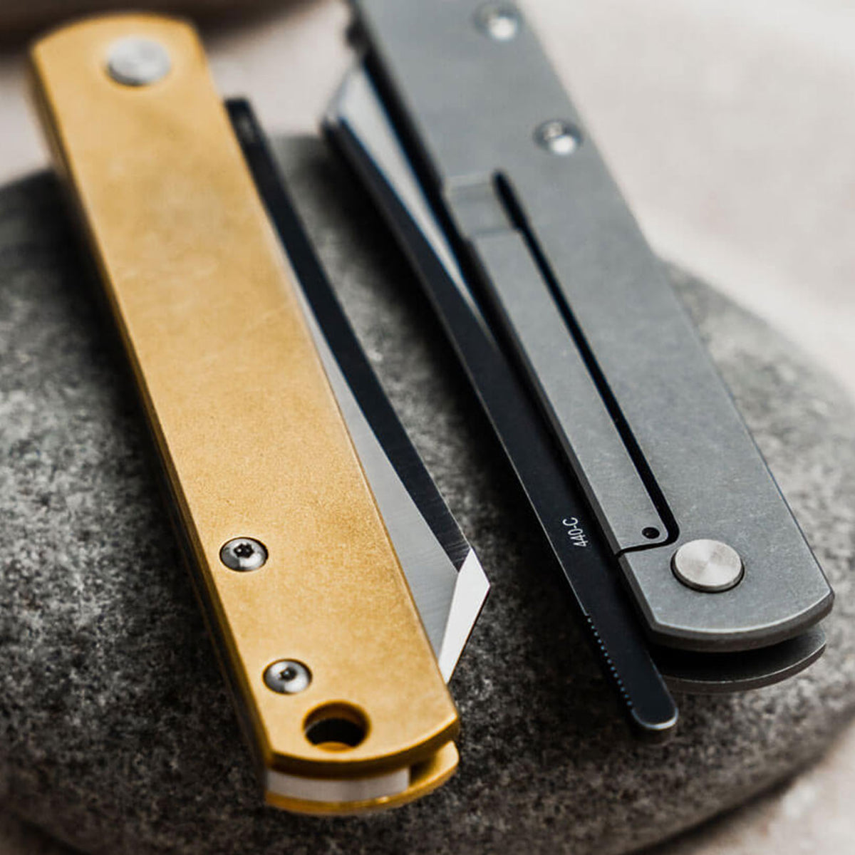 Böker Plus Zenshin Taschenmesser – Edelstahl & Messing 42a