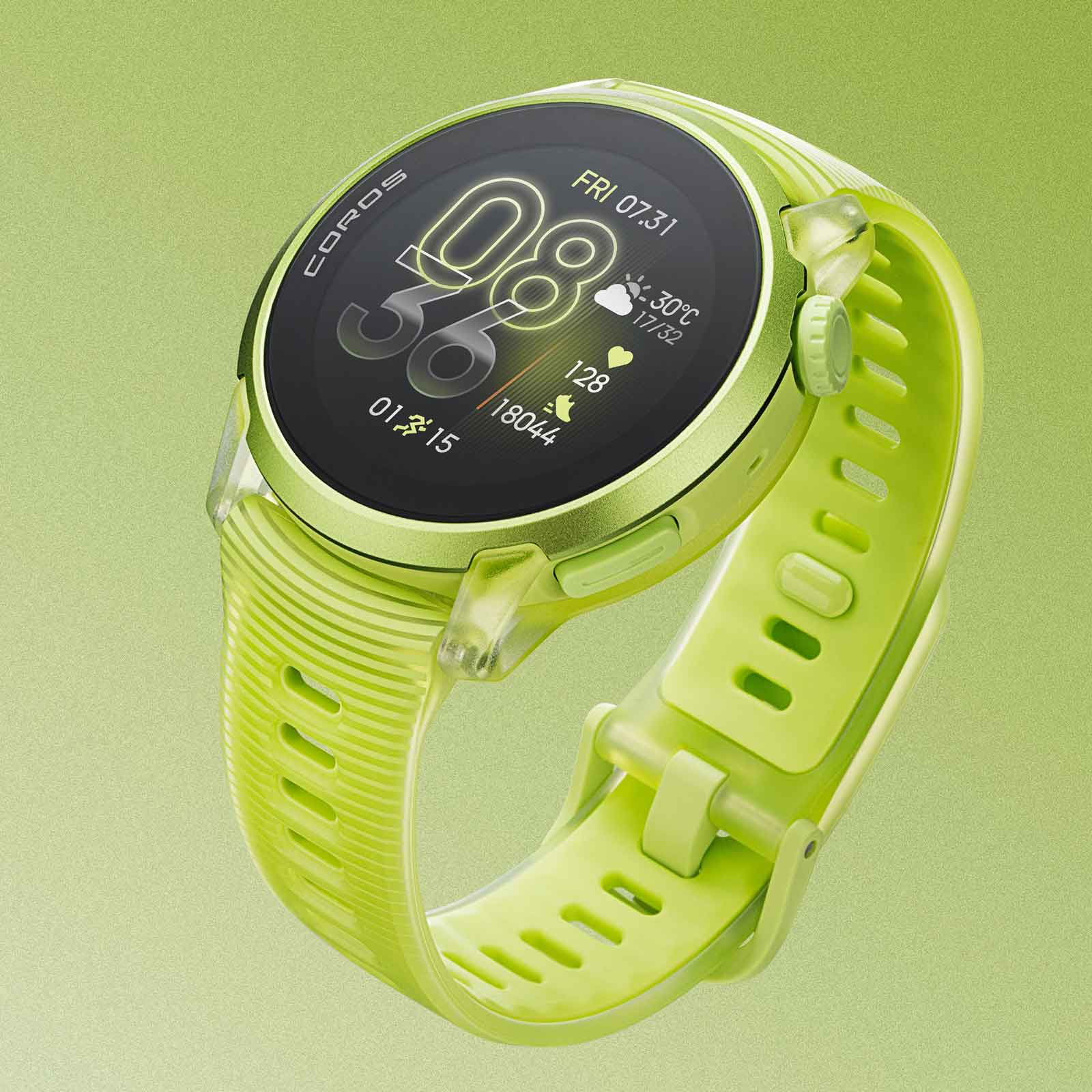 Coros Pace 4 – GPS-Sportuhr mit Aluminiumgehäuse & Silikonarmband