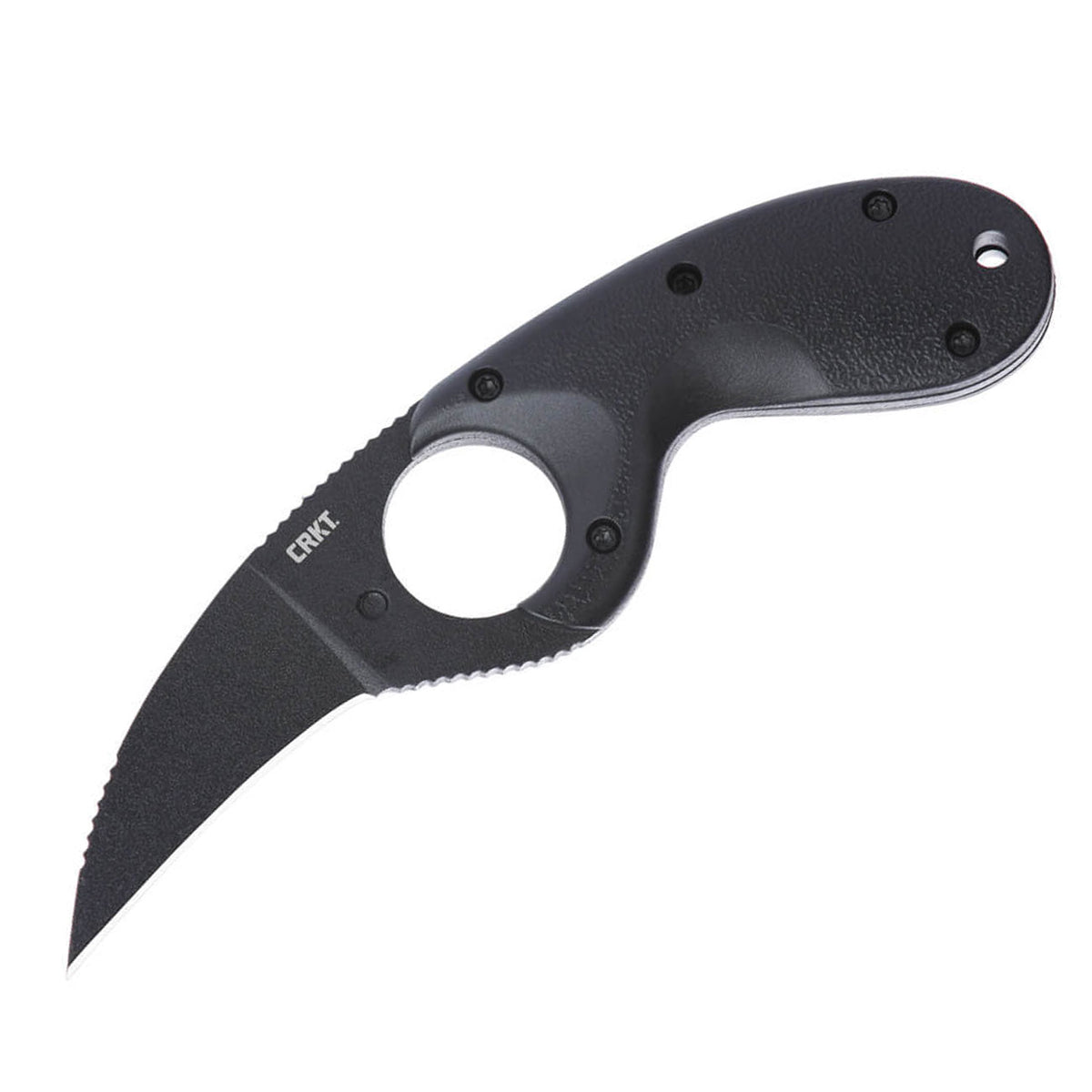 CRKT Bear Claw GRN All Black Outdoormesser inkl. Nylonscheide mit Clip