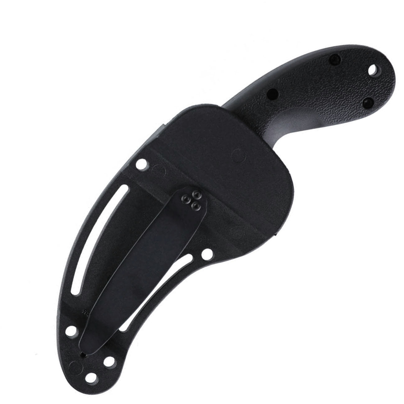 CRKT Bear Claw GRN All Black Outdoormesser inkl. Nylonscheide mit Clip – Detailansicht