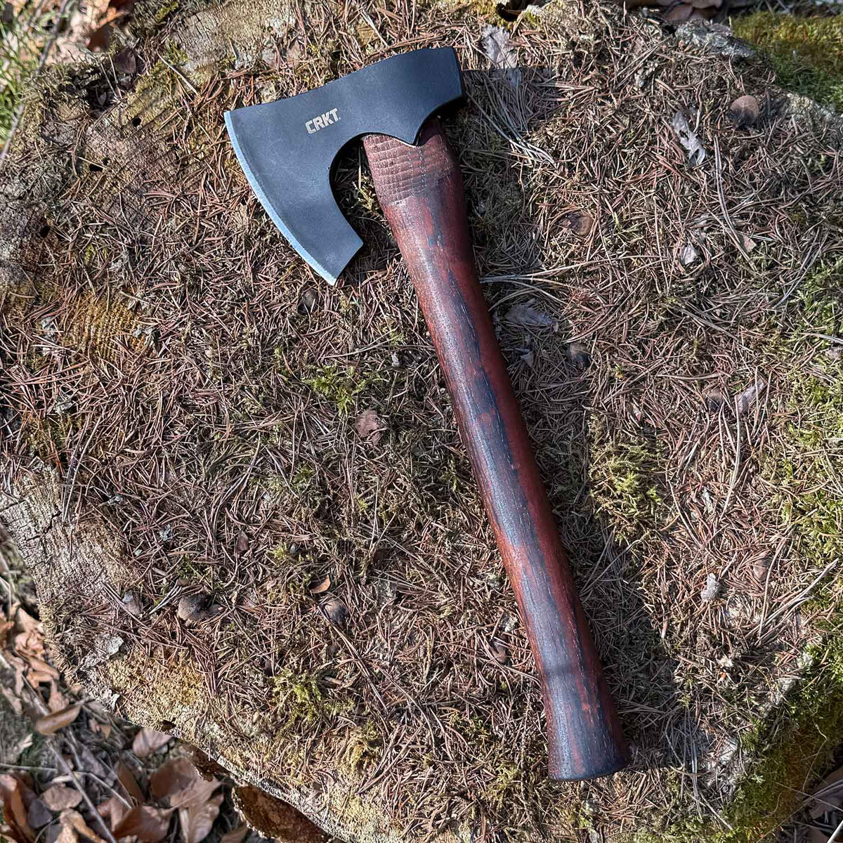 CRKT Freyr Axt / Tomahawk – Robustes Handbeil mit Hickoryholzgriff