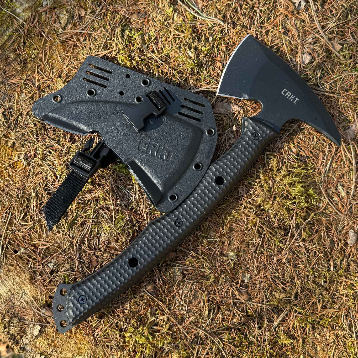 CRKT Kangee T-Hawk Axt Tomahawk mit Kydexscheide und Tragegurt