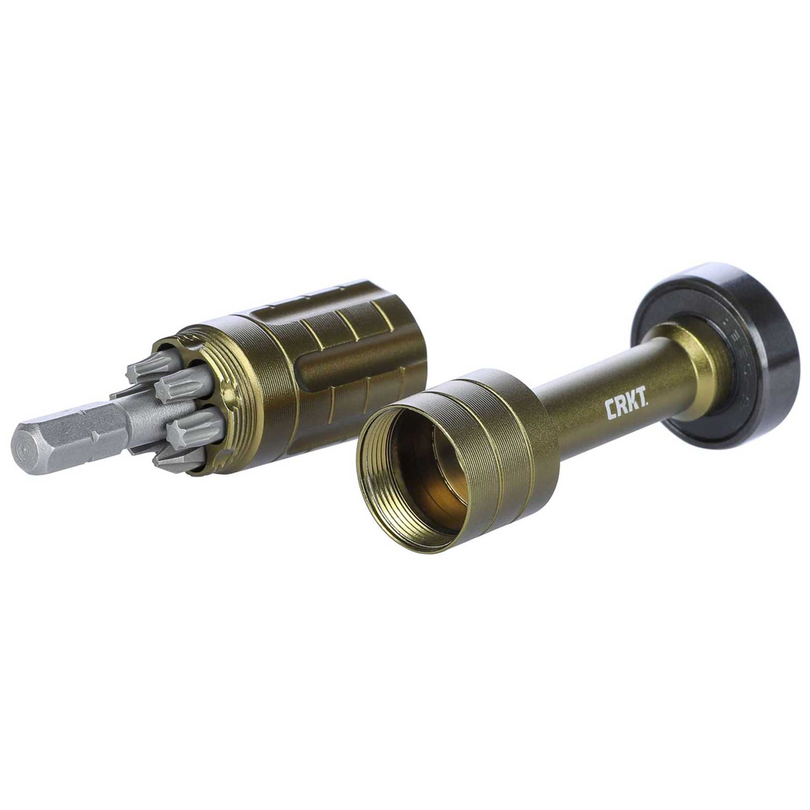CRKT ToGo Driver – Präzisions-Bit-Schraubendreher mit 1/4"-auf-4-mm-Adapter