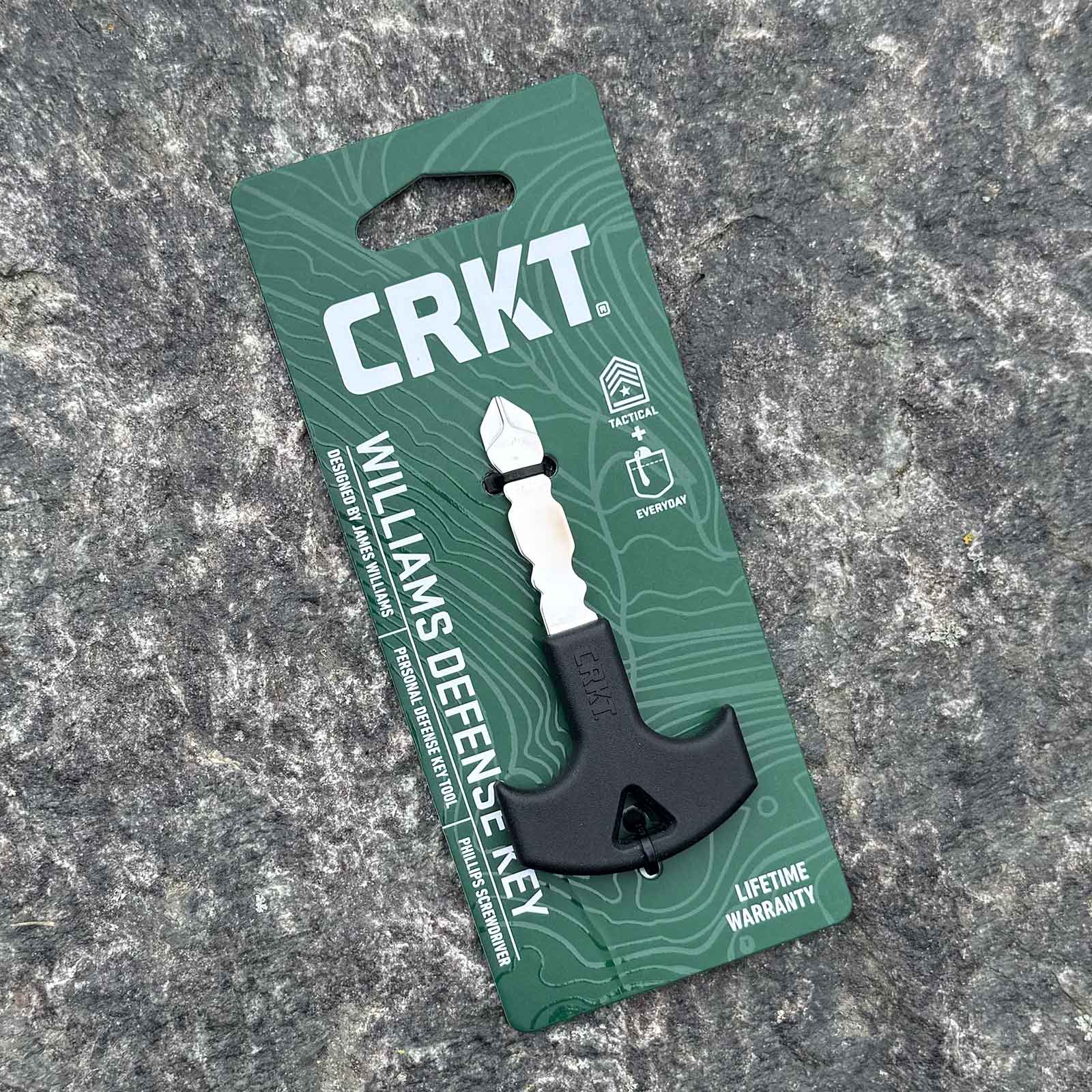 CRKT Williams Tactical Defence Key – Mini Schraubendreher im Schlüssel-Design – Lieferumfang und Verpackung