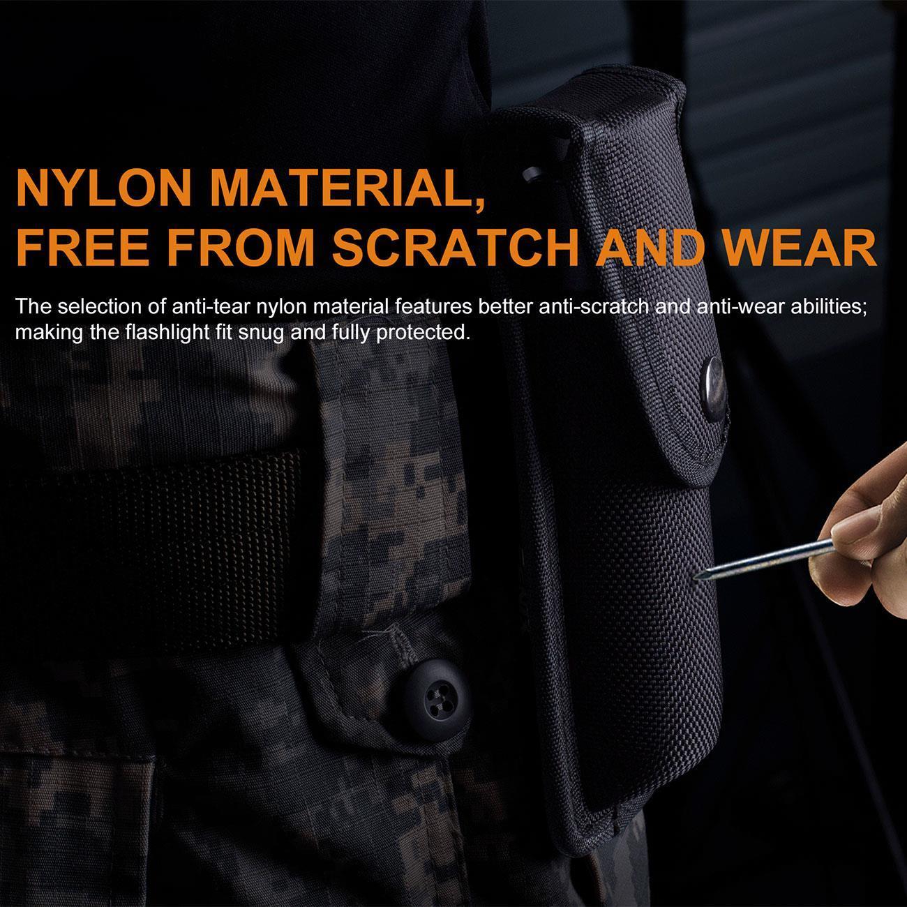 Fenix ALP-10 formstabile Nylon Holster für Taschenlampen – Detailansicht