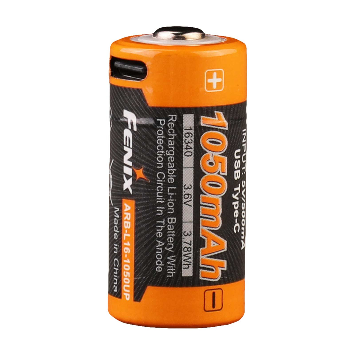 Fenix ARB-L16-1050UP – 16340 Li-Ion-Akku – Produktansicht 1
