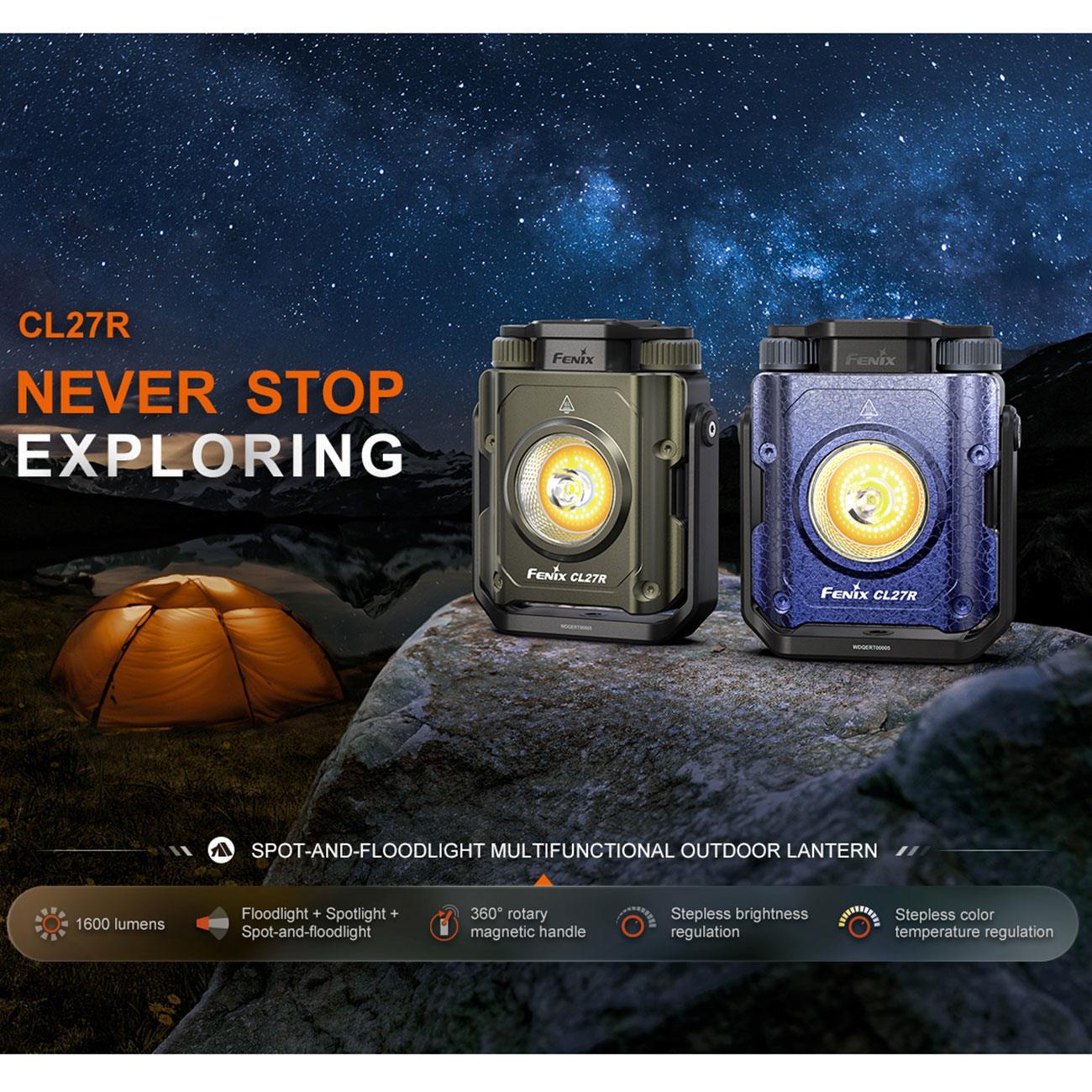 Fenix CL27R - Industrie & Outdoor-Leuchte 1600 Lumen
