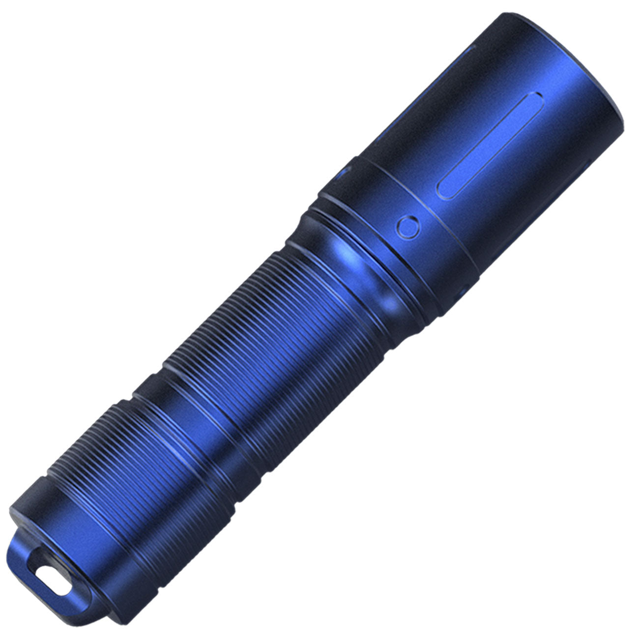 Fenix E01 V2.0 LED Schlüsselbundleuchte, AAA Batterie, Akku, EDC, Einhandbedienung – Detailansicht