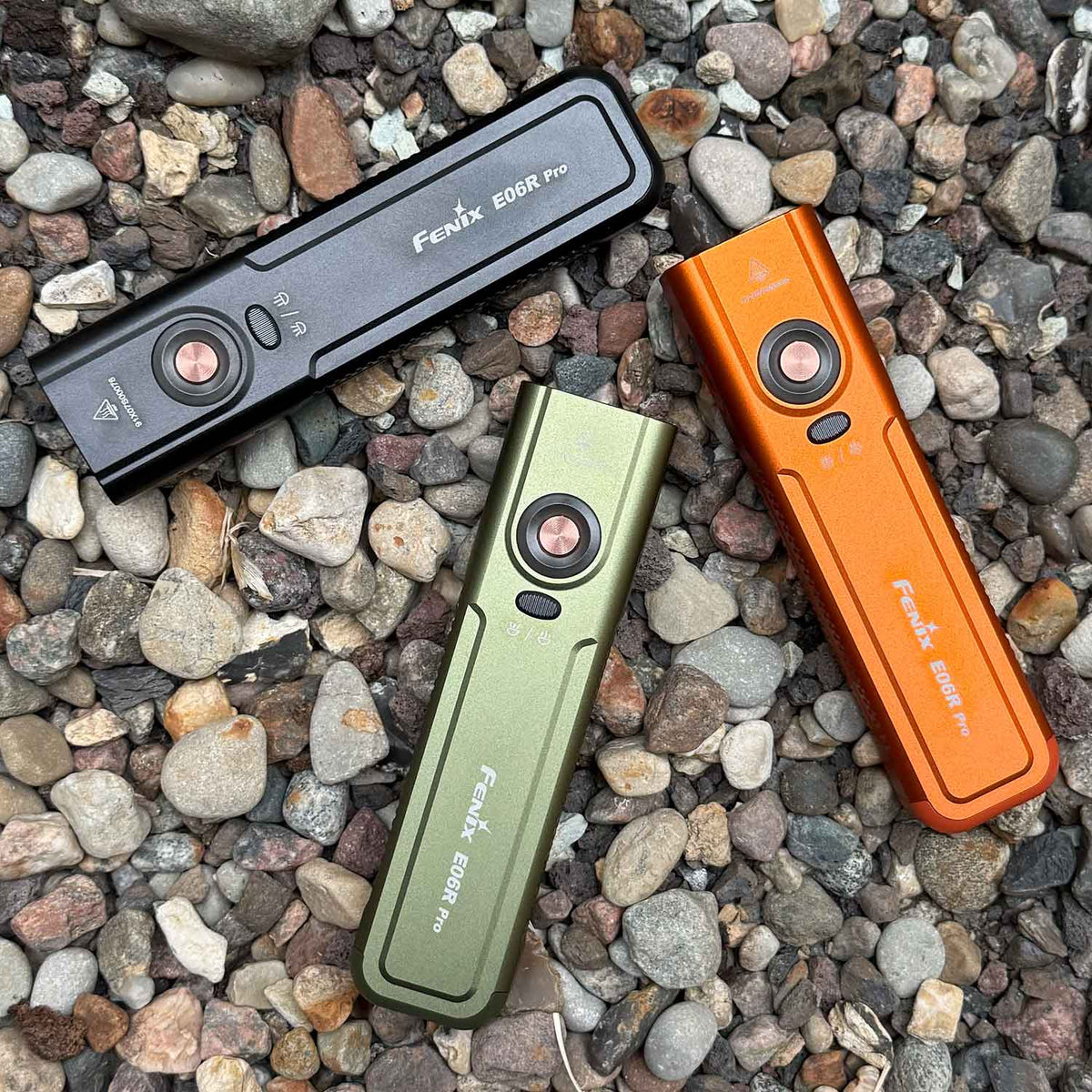 Fenix E06R Pro – Flache EDC-Taschenlampe mit UV-Licht & Laser 1600 Lumen USB-C – Detailansicht