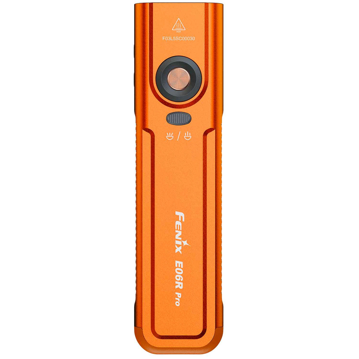 Fenix E06R Pro – Flache EDC-Taschenlampe mit UV-Licht & Laser 1600 Lumen USB-C – Farbvariante orange