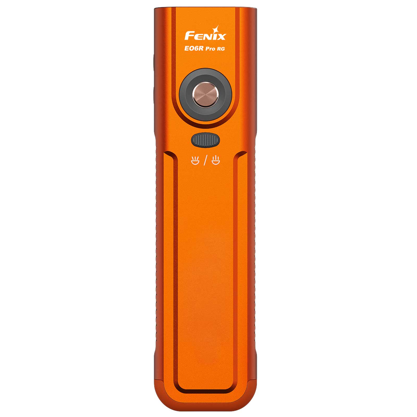 Fenix E06R Pro RG – Taschenlampe mit Rotlicht und grünem Laser, 1600 lm, USB-C – E06r Pro orange ansicht
