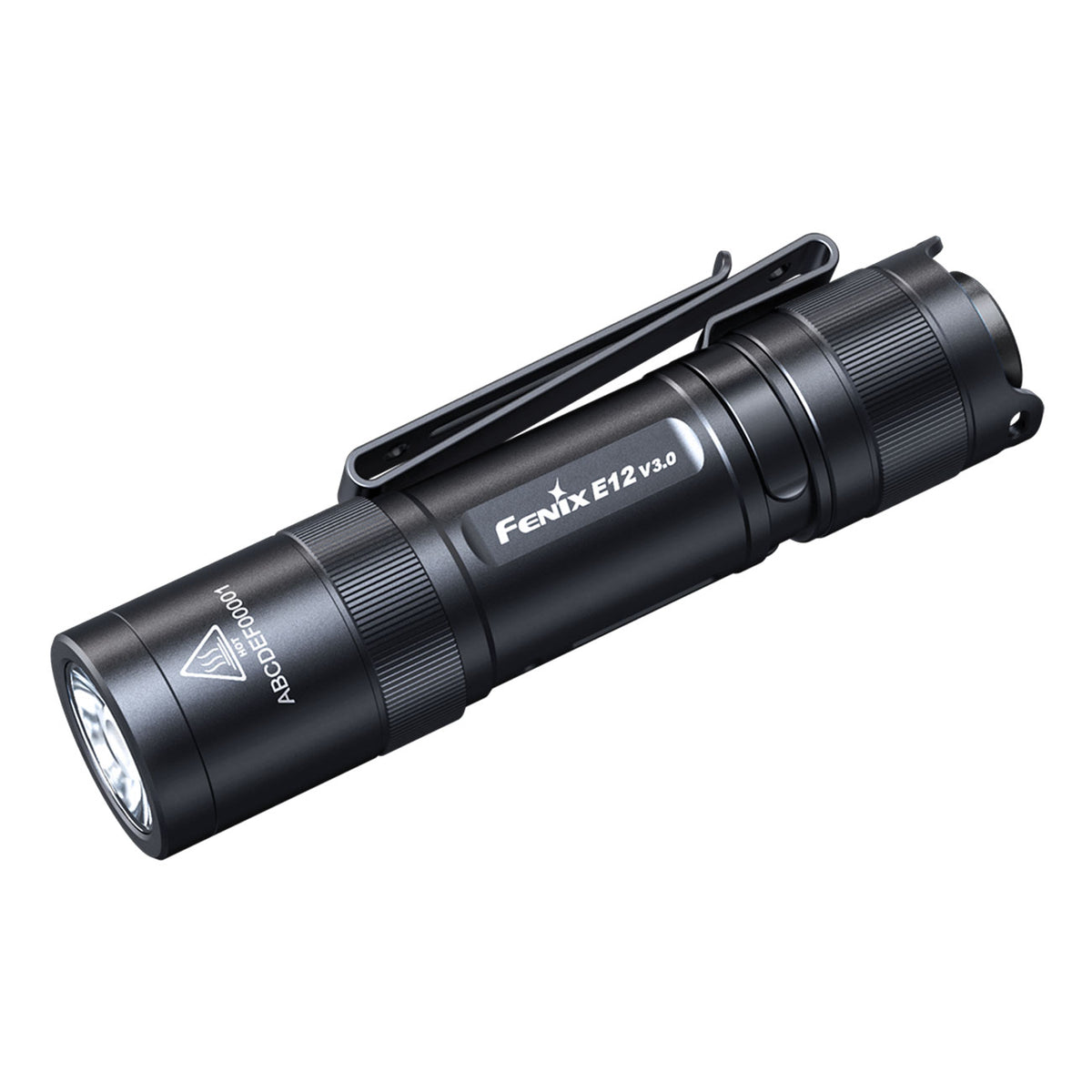 Fenix E12 V3.0 LED Taschenlampe mit AA Batterie 200 Lumen – Detailansicht