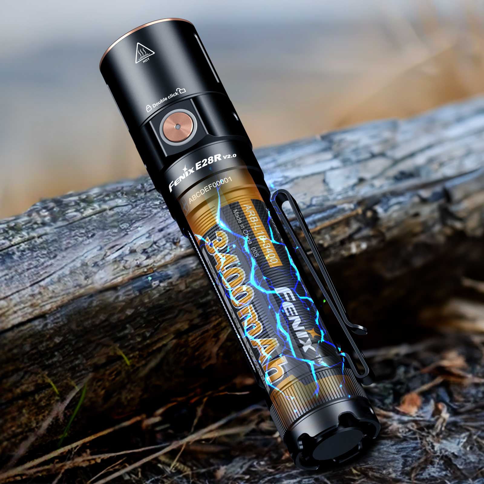 Fenix E28R V2.0 – LED-Taschenlampe – Mit enthaltenem Akku