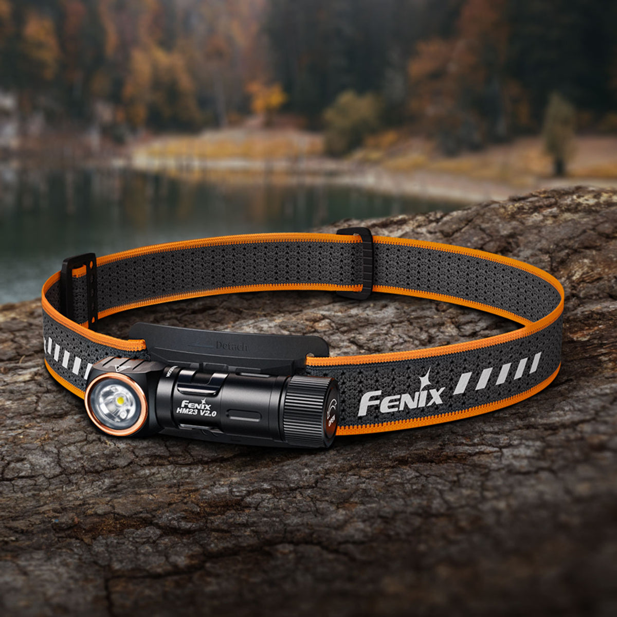Fenix HM23 V2.0 LED Stirnlampe 300 Lumen, kompakt, magnetische Endkappe, Rotlicht